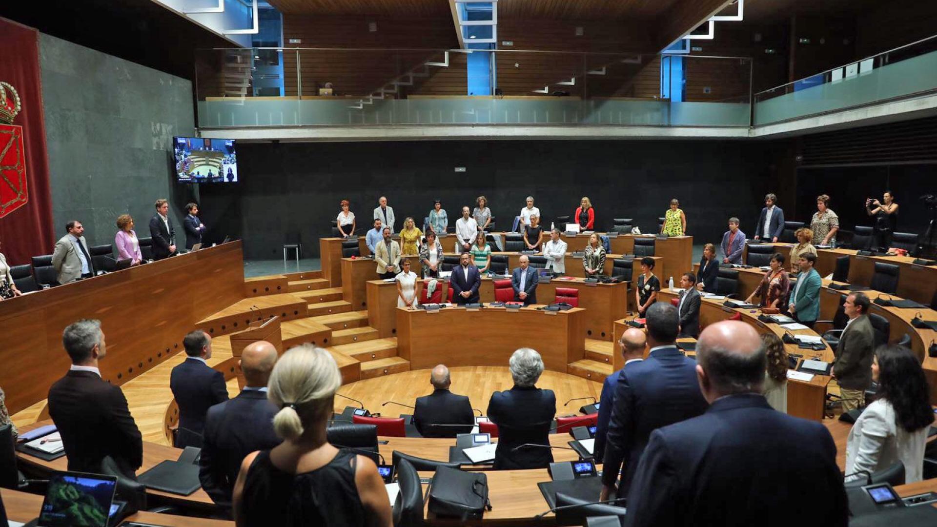 Pleno de este jueves en el Parlamento de Navarra