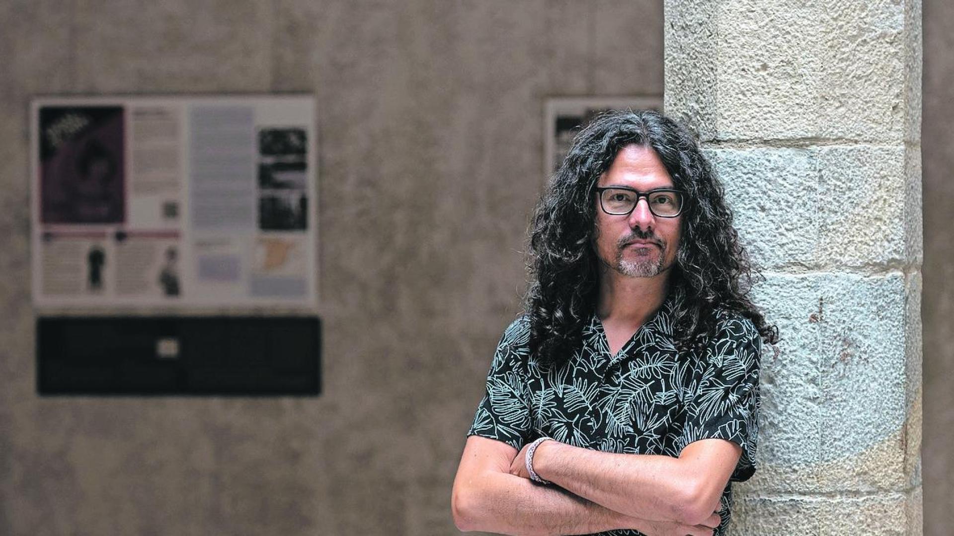 Jaime Martín posa este jueves en el Palacio de Condestable de Pamplona