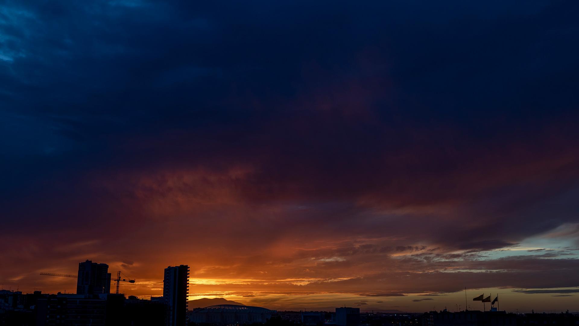 Atardecer en Zaragoza
