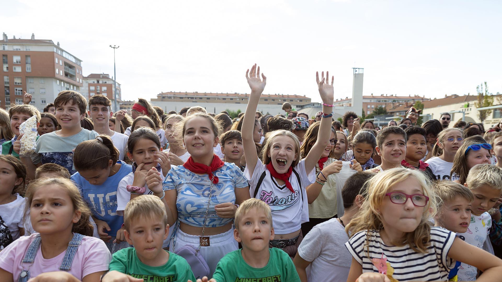 Inicio de las fiestas de Ansoáin 2022.