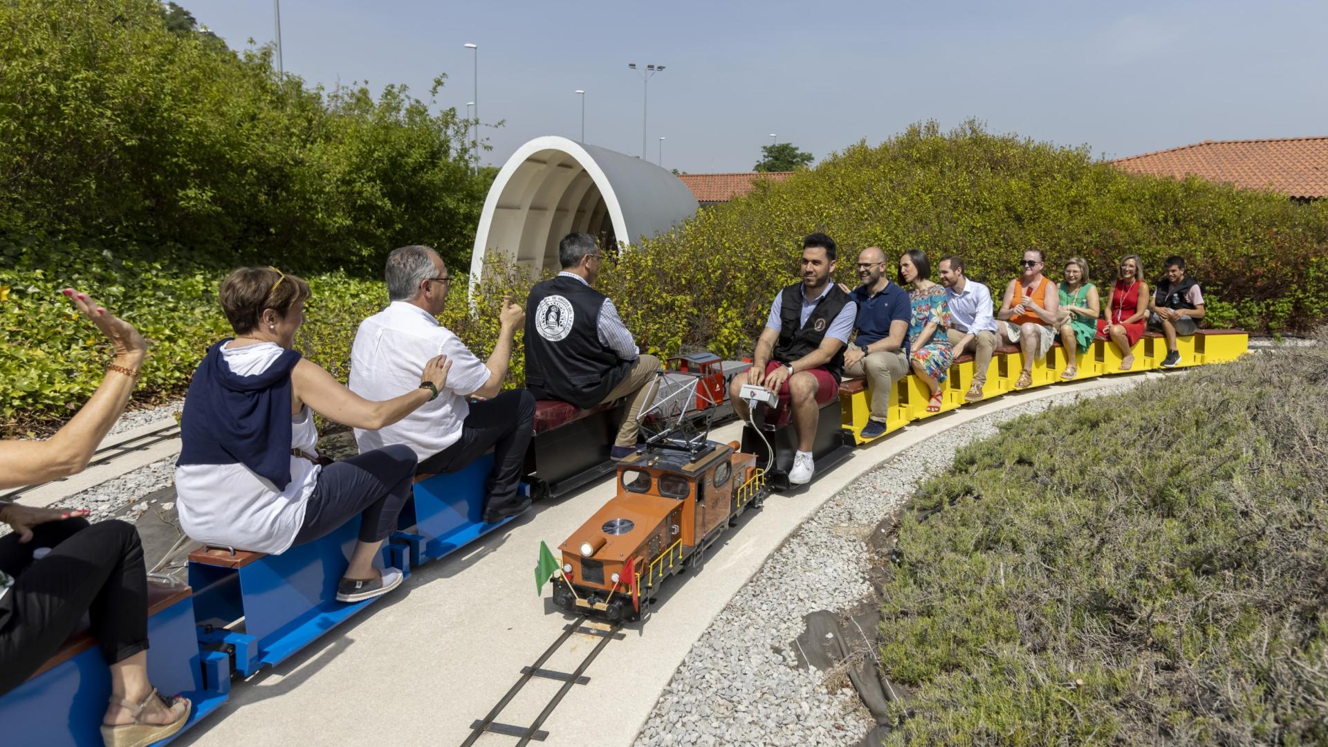 La Fiesta del Tren se celebra en el Parque de Trinitarios en Pamplona
