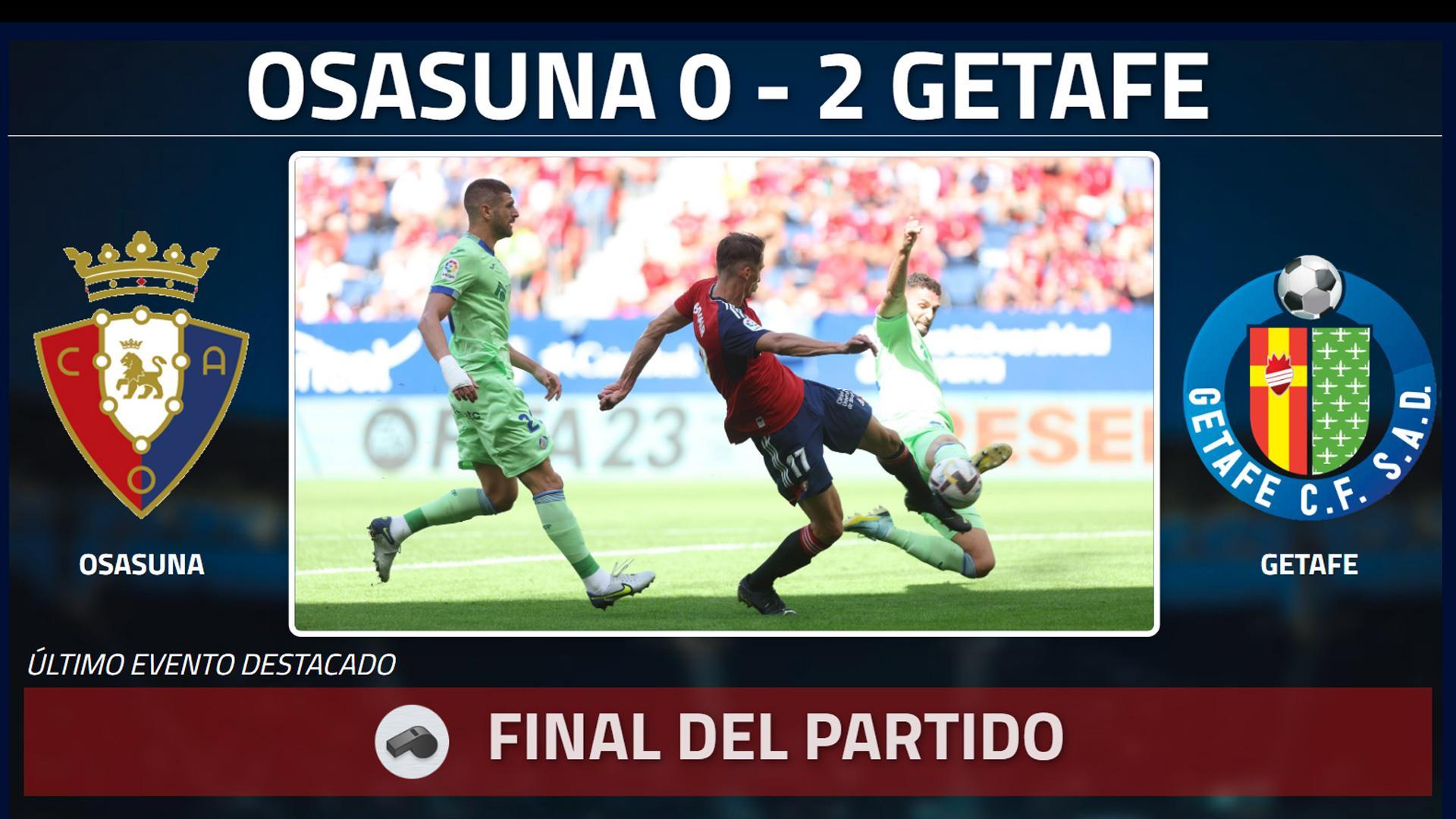 Osasuna - Getafe en directo