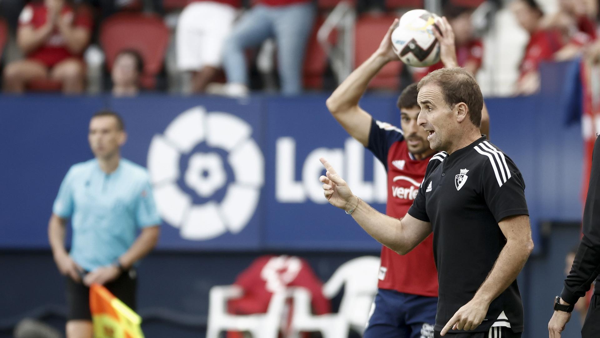Jagoba Arrasate, entrenador de Osasuna