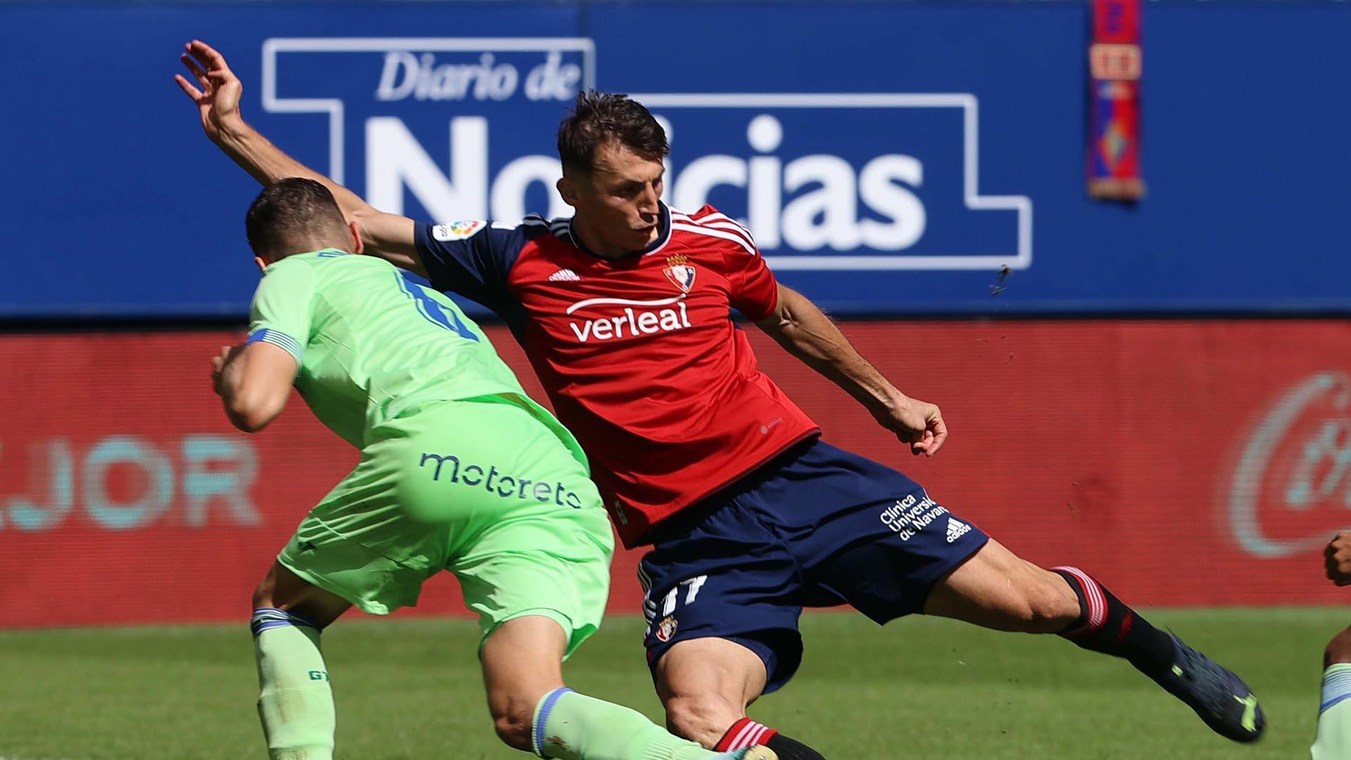 Fotos del Osasuna 0-2 Getafe de la jornada 6.