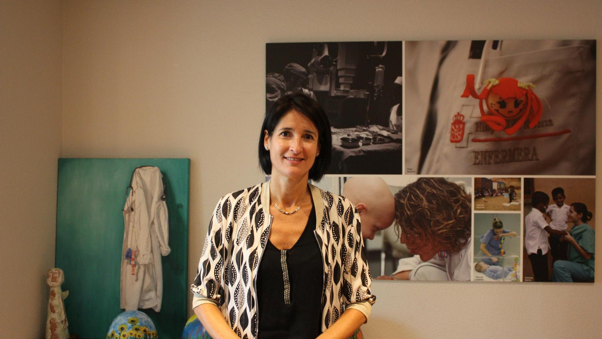 Isabel Iturrioz, presidenta del Colegio de Enfermeras de Navarra.