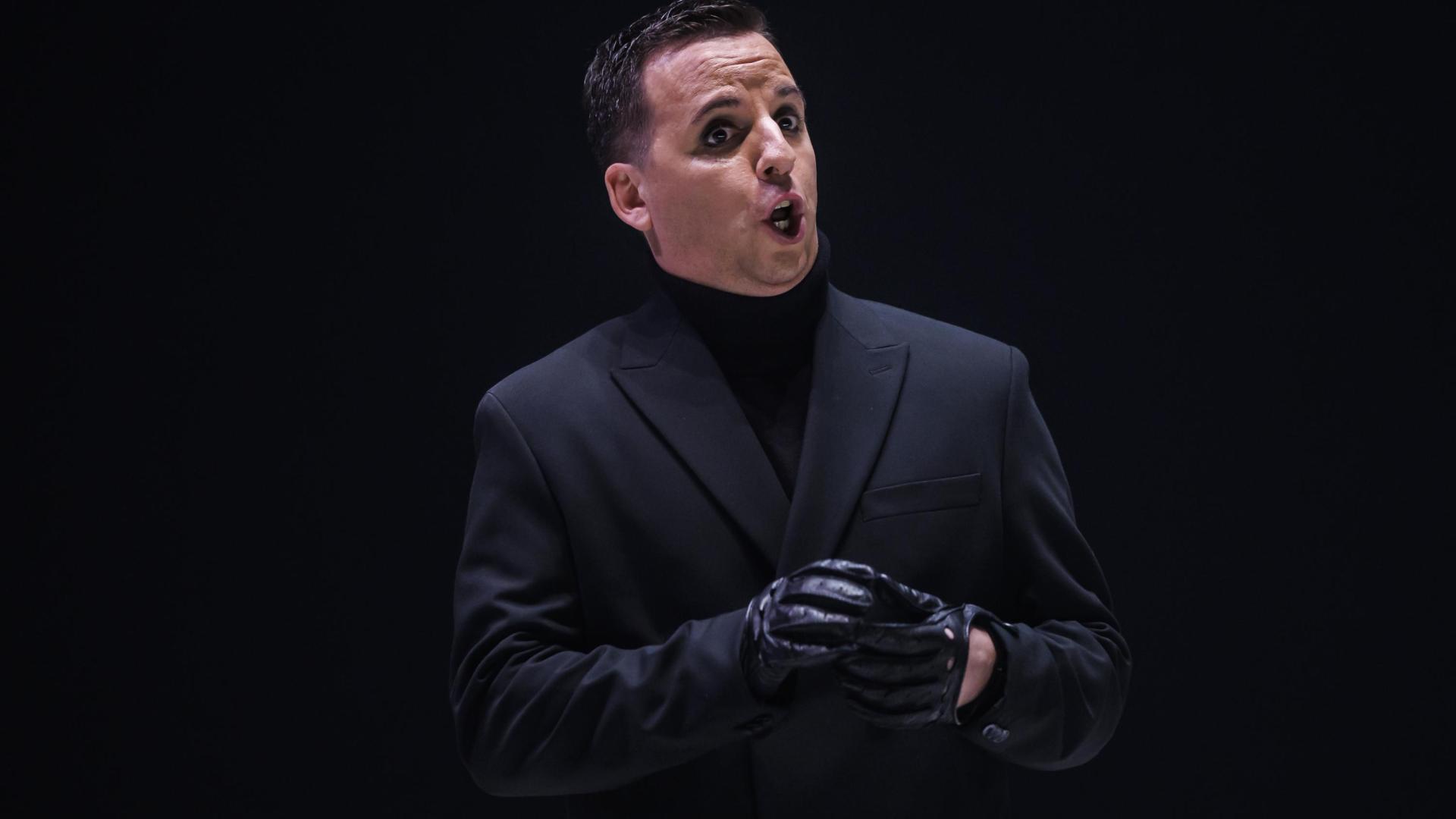 Igor Peral, el pasado martes durante el ensayo general en los Teatros del Canal de Madrid.