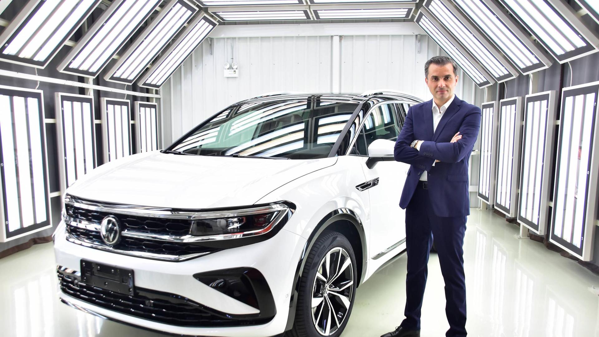 Imagen del presidente de Volkswagen Navarra, Michael Hobusch