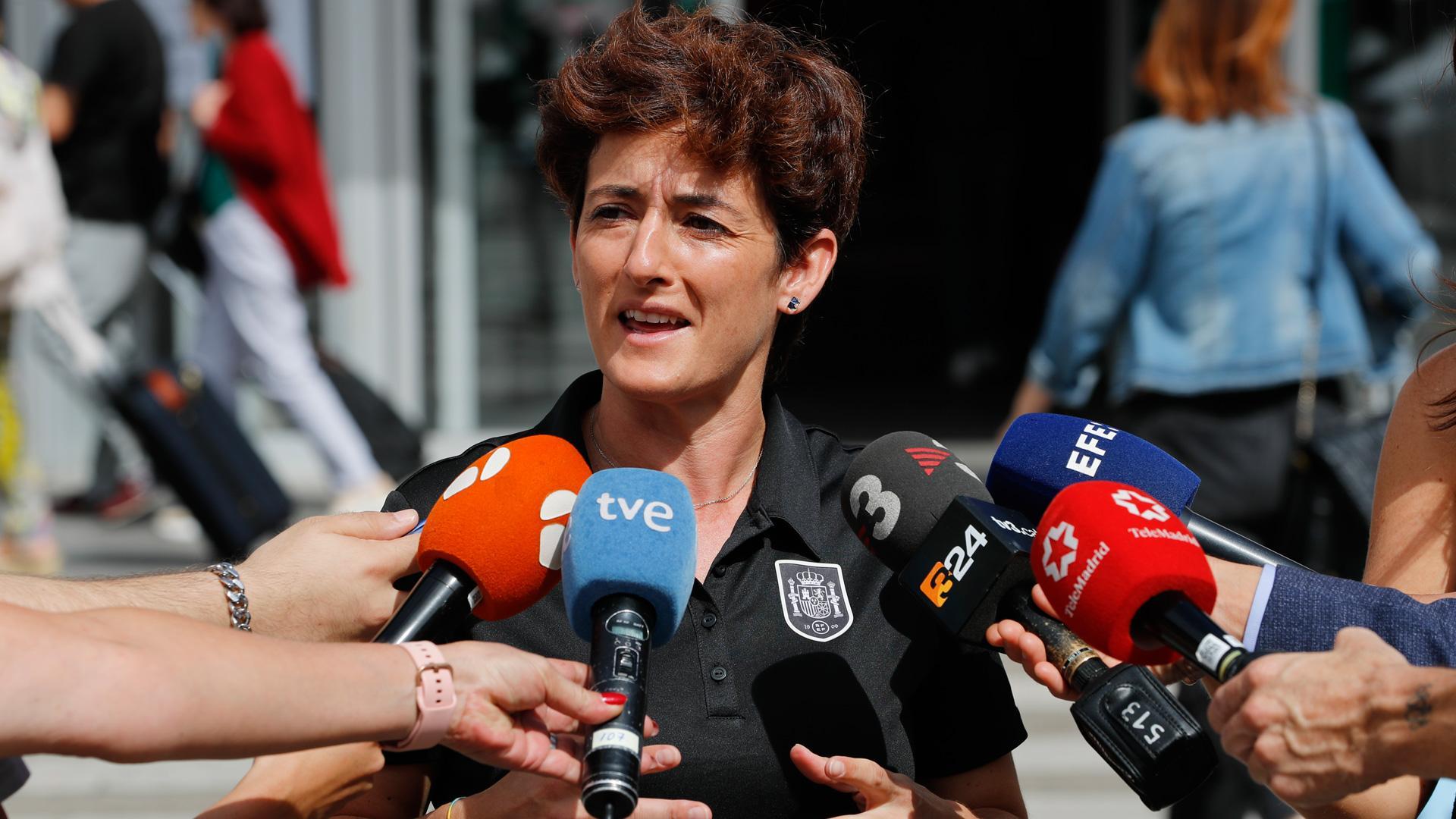 La directora de fútbol femenino de la Real Federación Española de Fútbol, Ana Álvarez