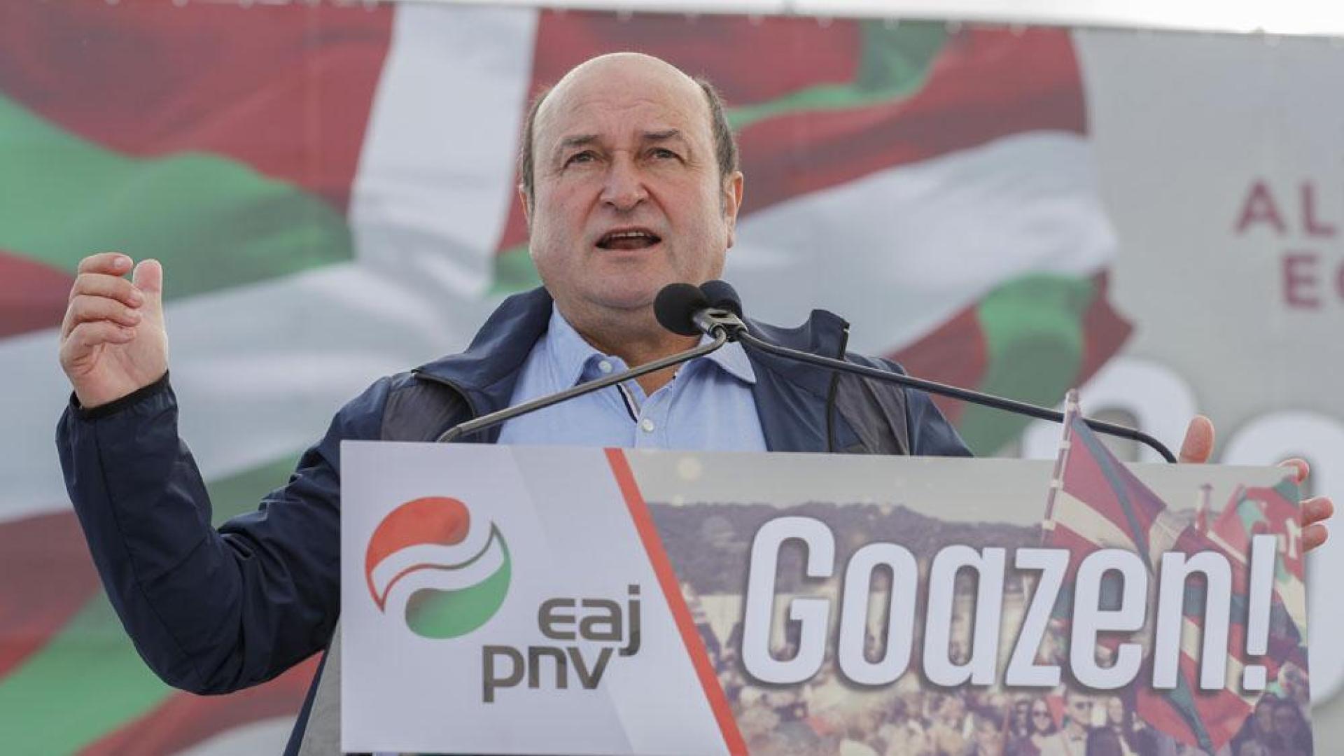 Andoni Ortuzar, durante la celebración del Alderdi Eguna