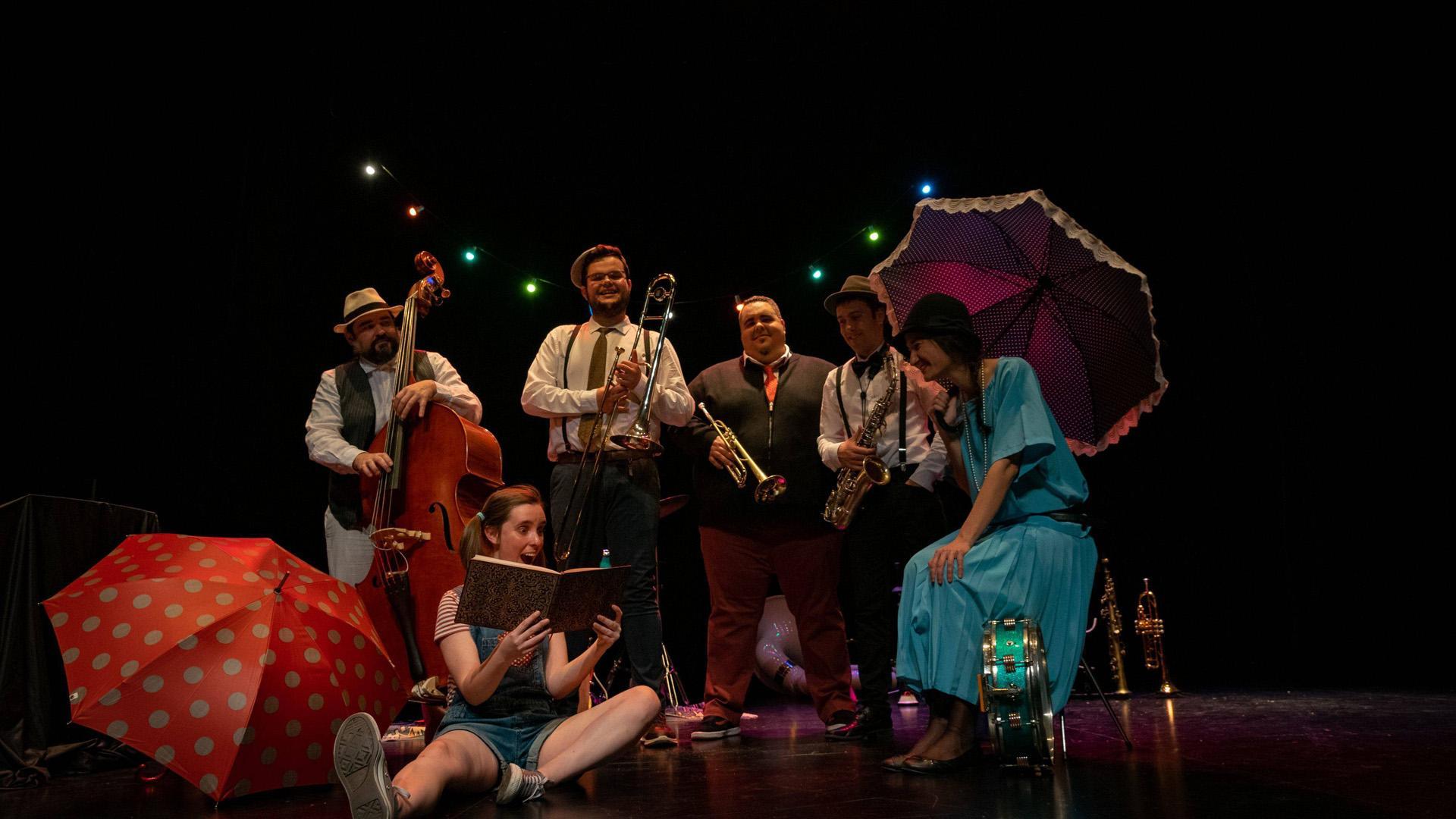 Integrantes de Jazzbana Ensemble, en una imagen promocional del espectáculo