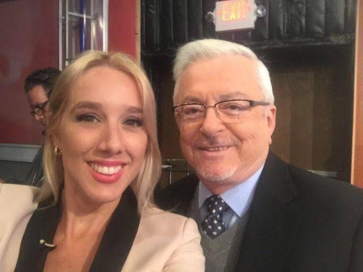 La pamplonesa Adriana Navarro junto a Yiky Quintana