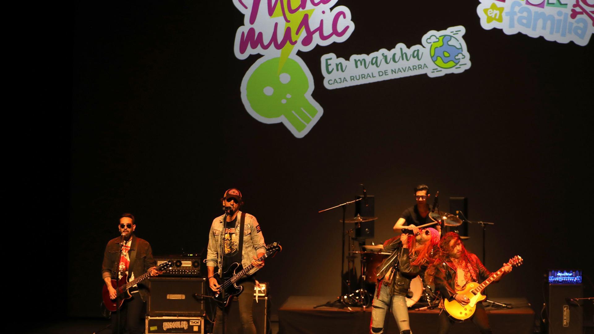 Una imagen del concierto de Minimusic, en diciembre en el Teatro Gayarre