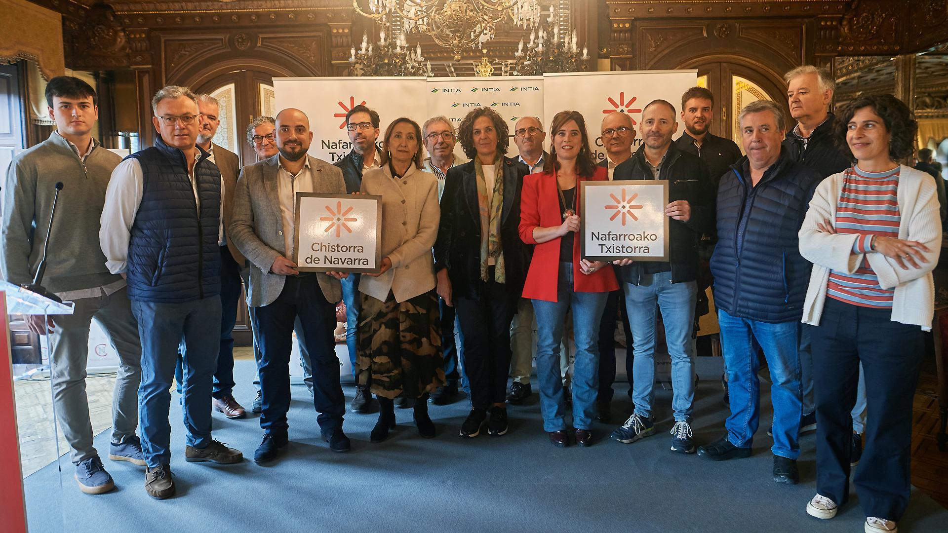 Presentación de la nueva marca colectiva 'Chistorra de Navarra / Nafarroako Txistorra / Txistorra de Navarra'