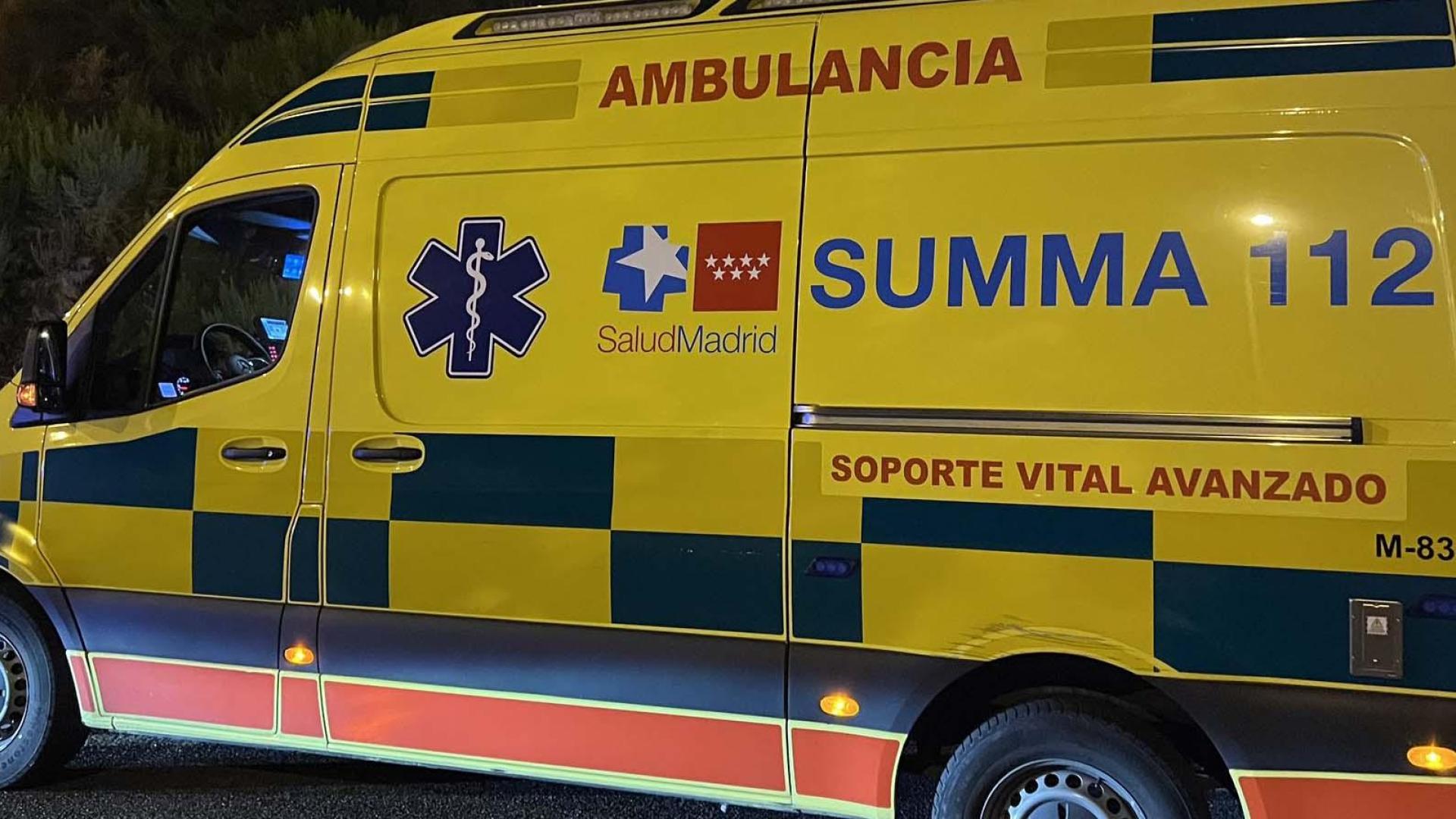 Una ambulancia del Summa 112