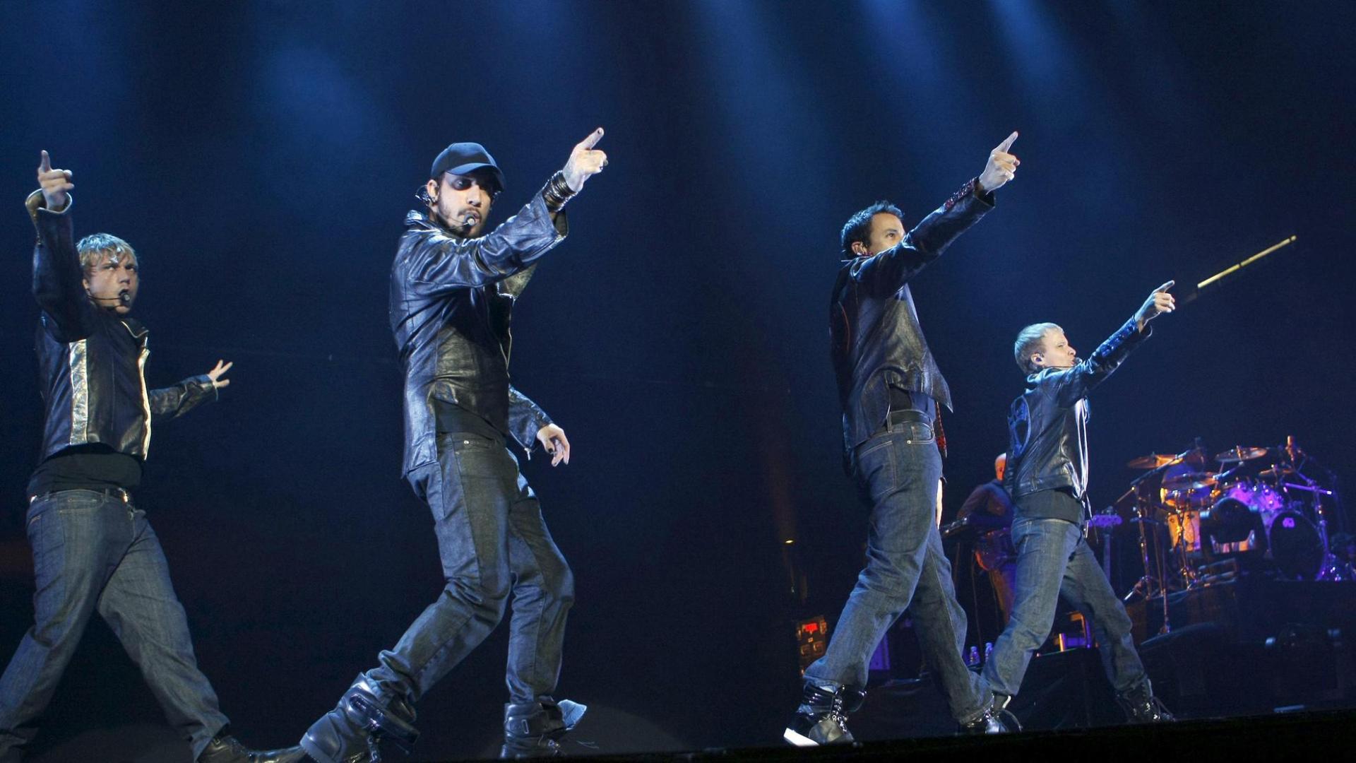 Backstreet Boys, en un concierto de 2008