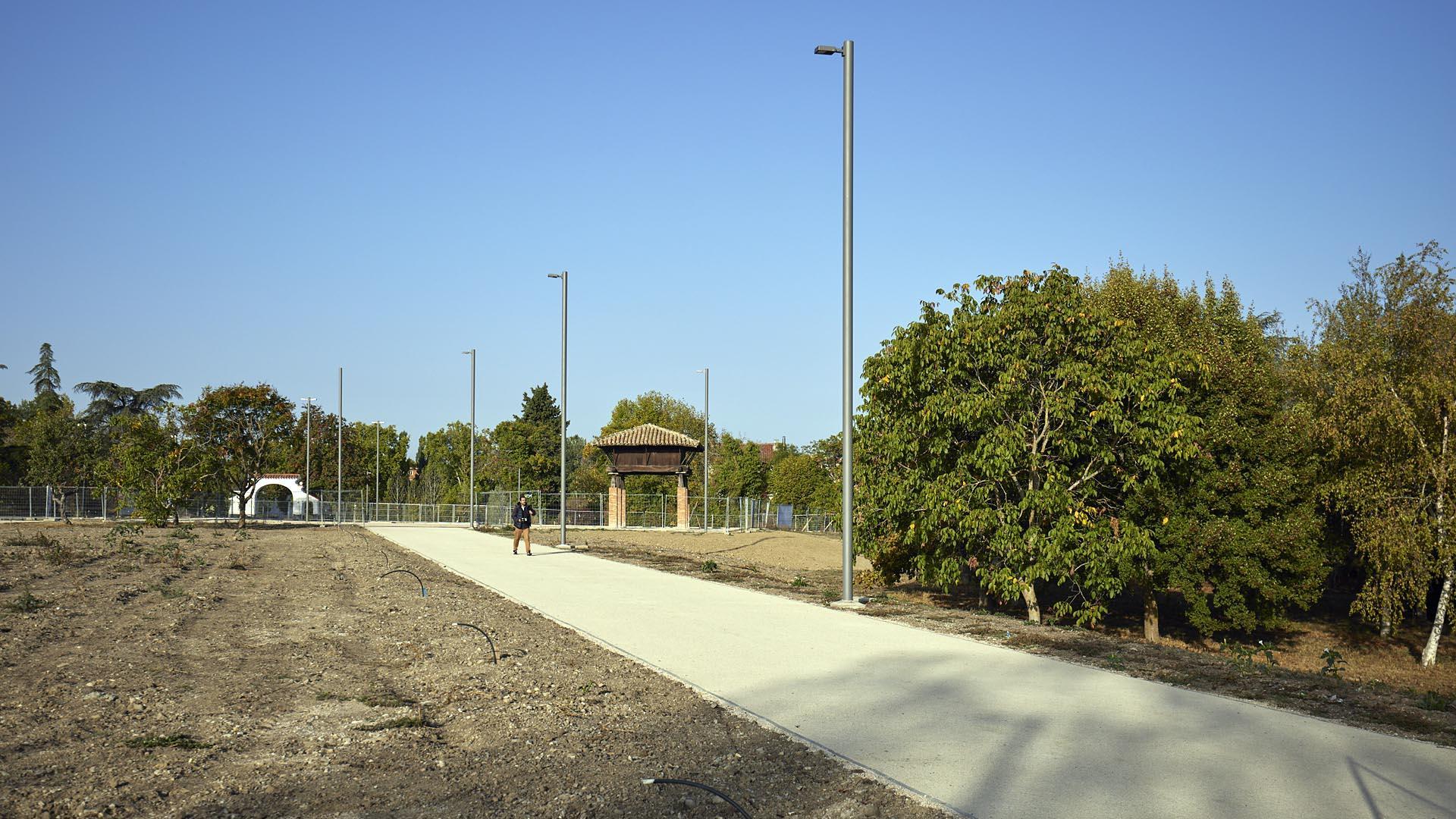 Estado de las obras del Parque Aranzadi en la segunda fase