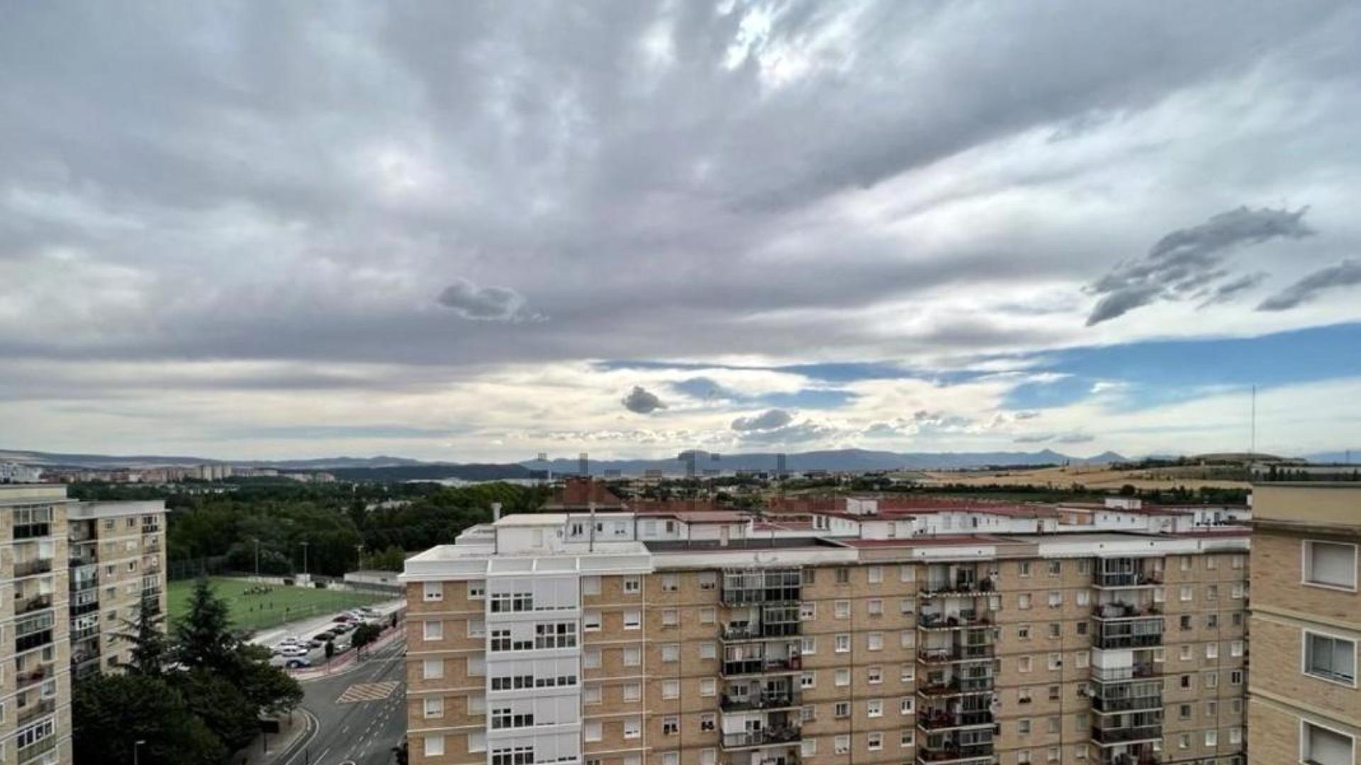 Tranquilas vistas desde la avenida Navarra, en San Jorge