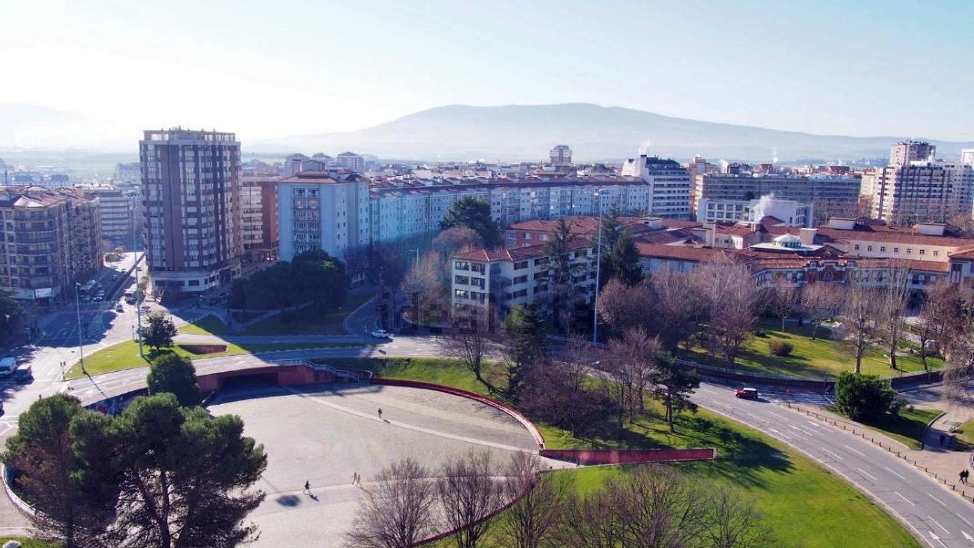 Vista desde el piso en venta en la Plaza de los Fueros