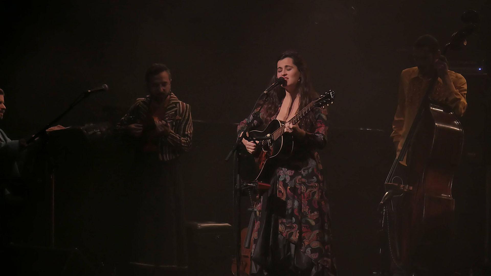 Sílvia Pérez Cruz, en un concierto en Pamplona.