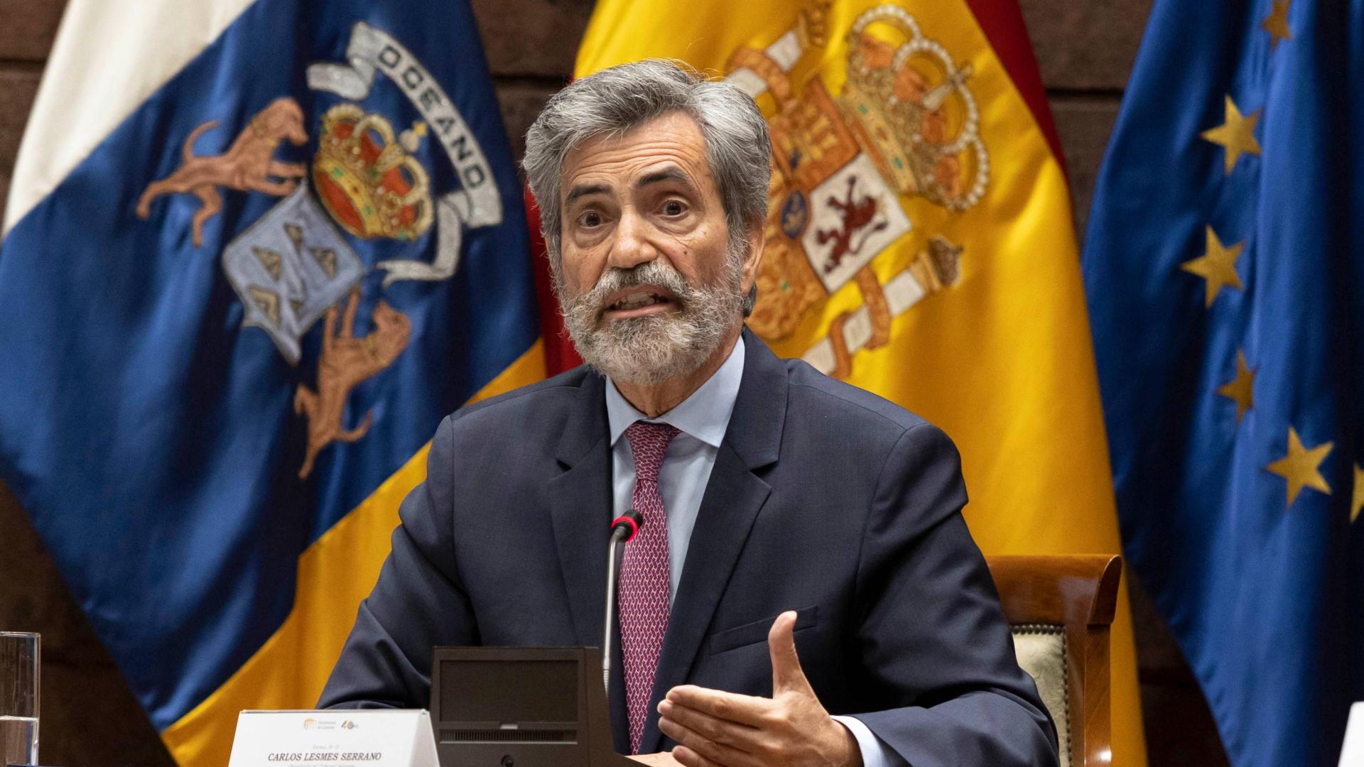 El ya expresidente del Tribunal Supremo y del CGPJ, Carlos Lesmes Serrano