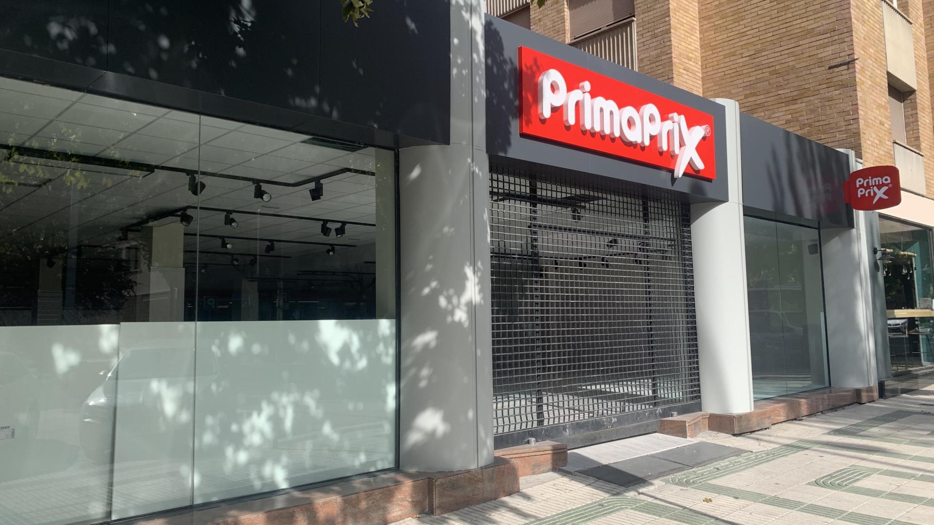 Estado de las obras del supermercado Primaprix en la calle Iturrama