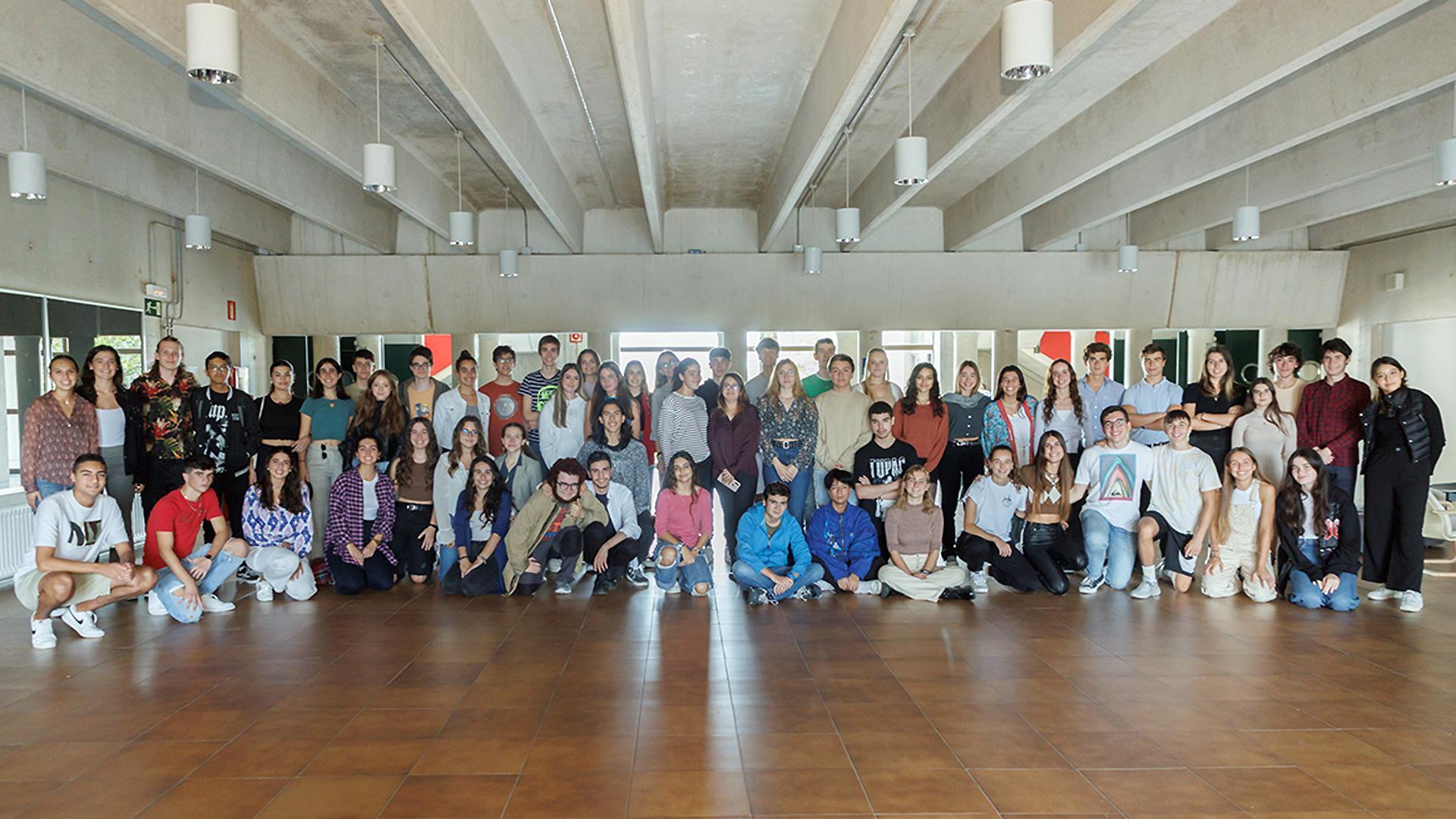 Estudiantes participantes en el XIII Torneo de Debate de Bachillerato, en la formación impartida en la UPNA