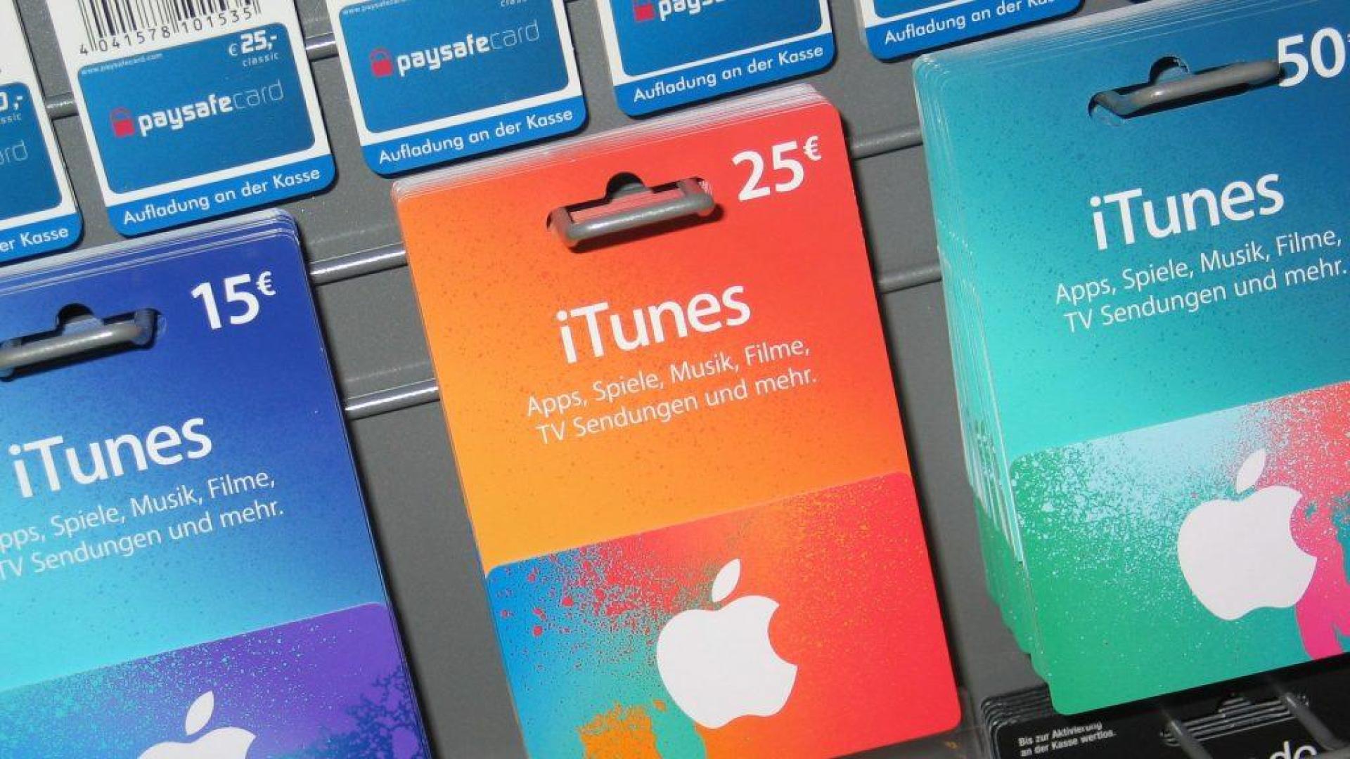 Tarjetas prepago de Apple