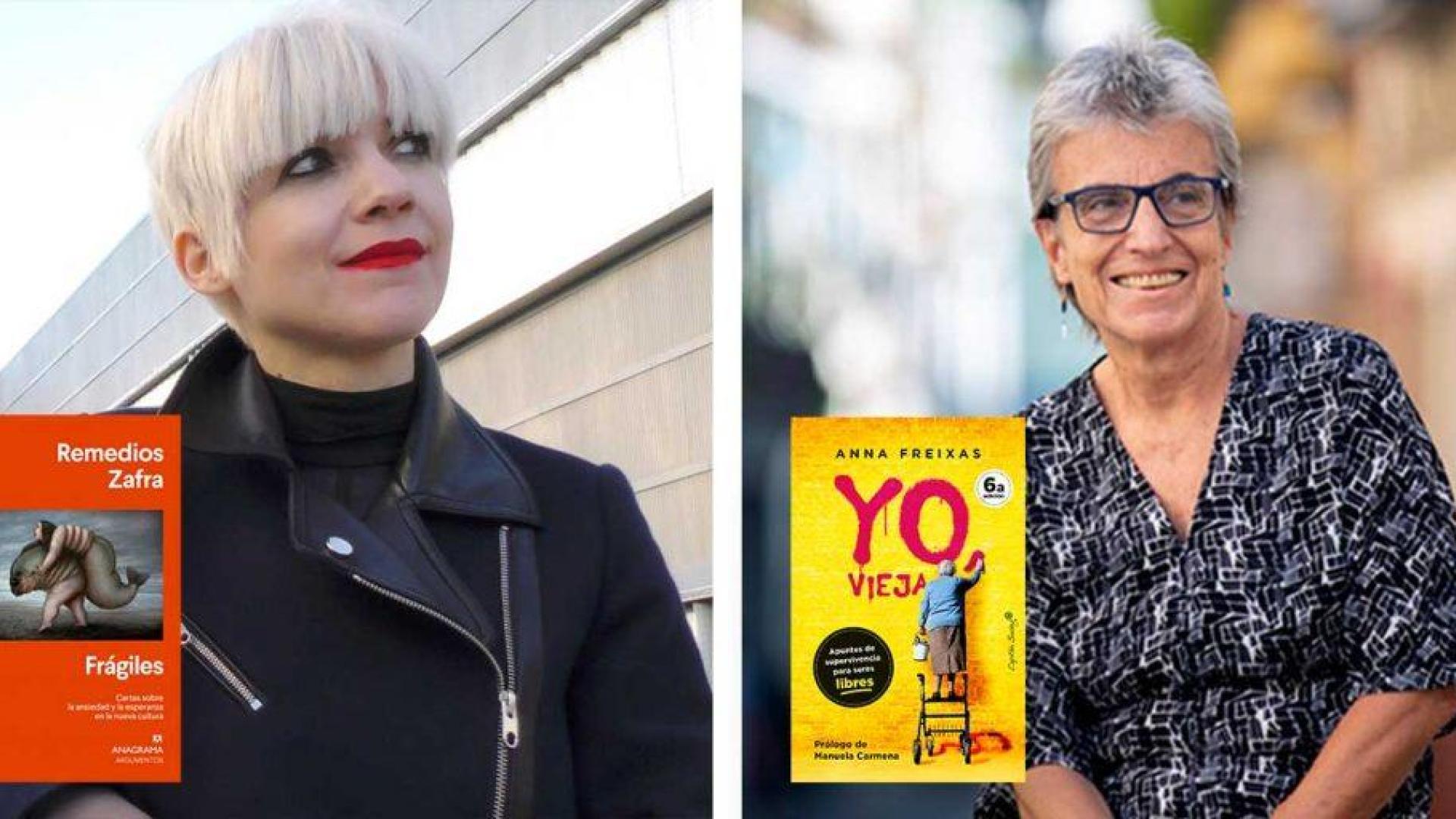 Encuentro entre las escritoras Remedios Zafra y Anna Freixas, esta tarde en Pamplona.
