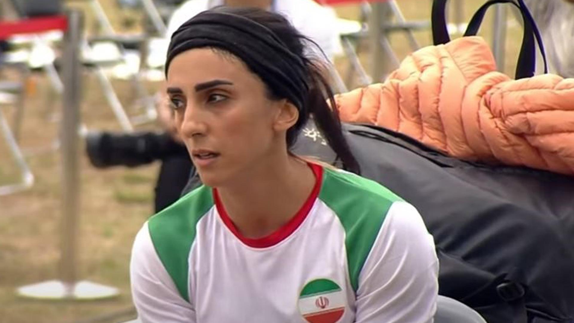 La escaladora iraní Elnaz Rebaki compitió sin velo