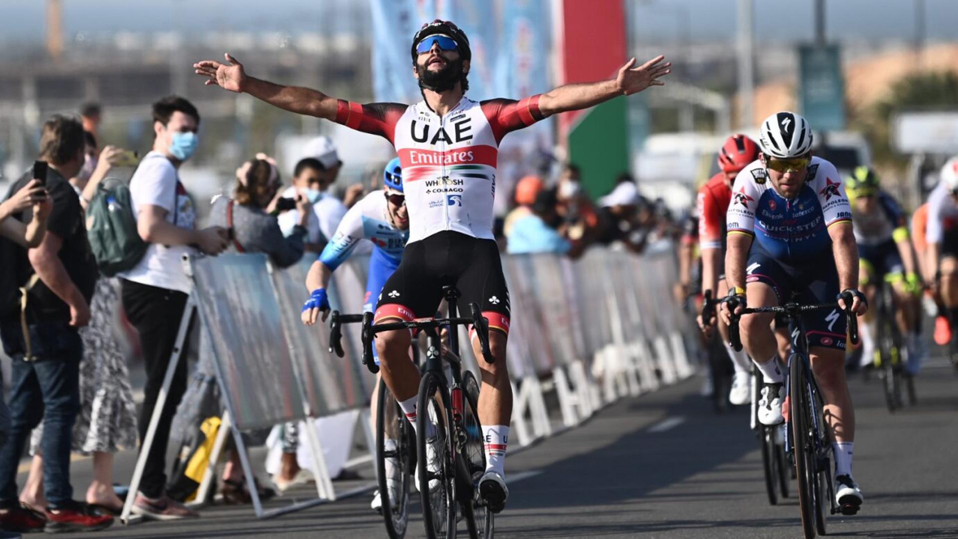 Fernando Gaviria en el Tour de Omán 2022