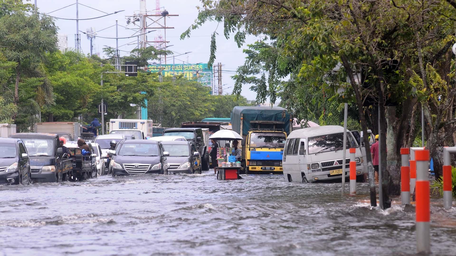 Inundaciones en Banjarmasin (Indonesia) en 2021