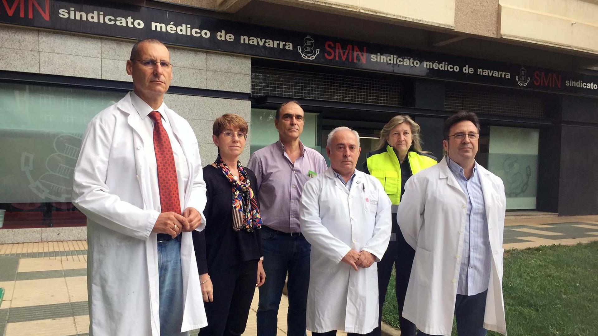 Rueda de prensa del Sindicato Médico de Navarra