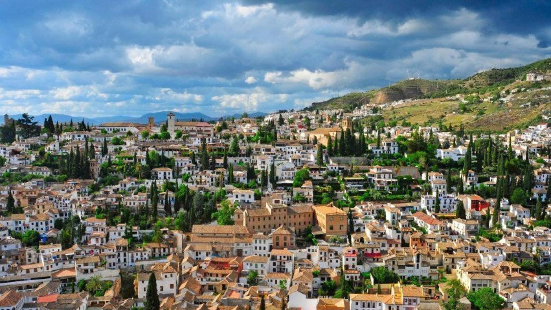 Barrio del Albaicín, en Granada