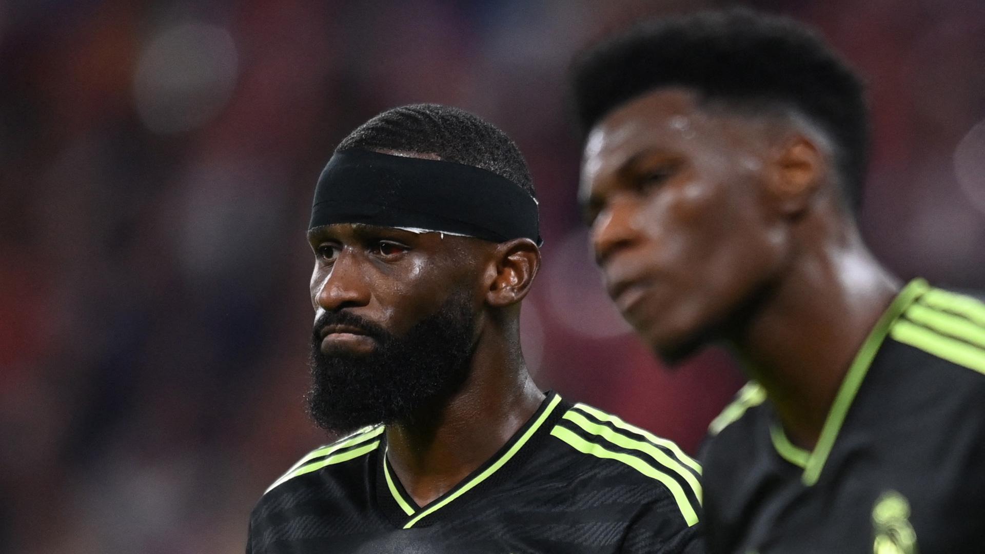 Rudiger se lamenta tras la derrota del Real Madrid en Alemania