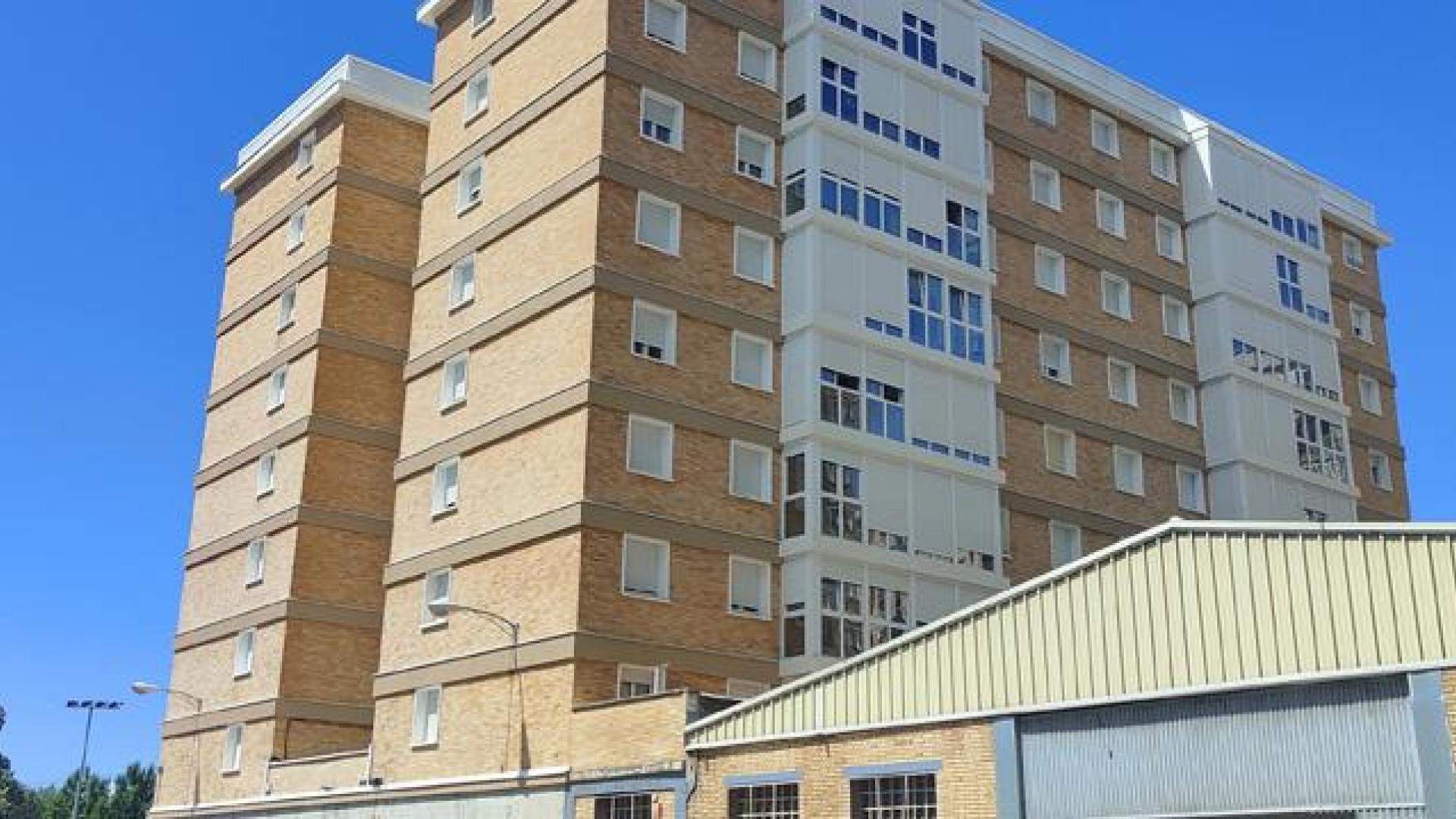 Edificio de la c/ Doctor Repáraz en San Jorge (Pamplona) en el que se ha aplicado ThermaBead®