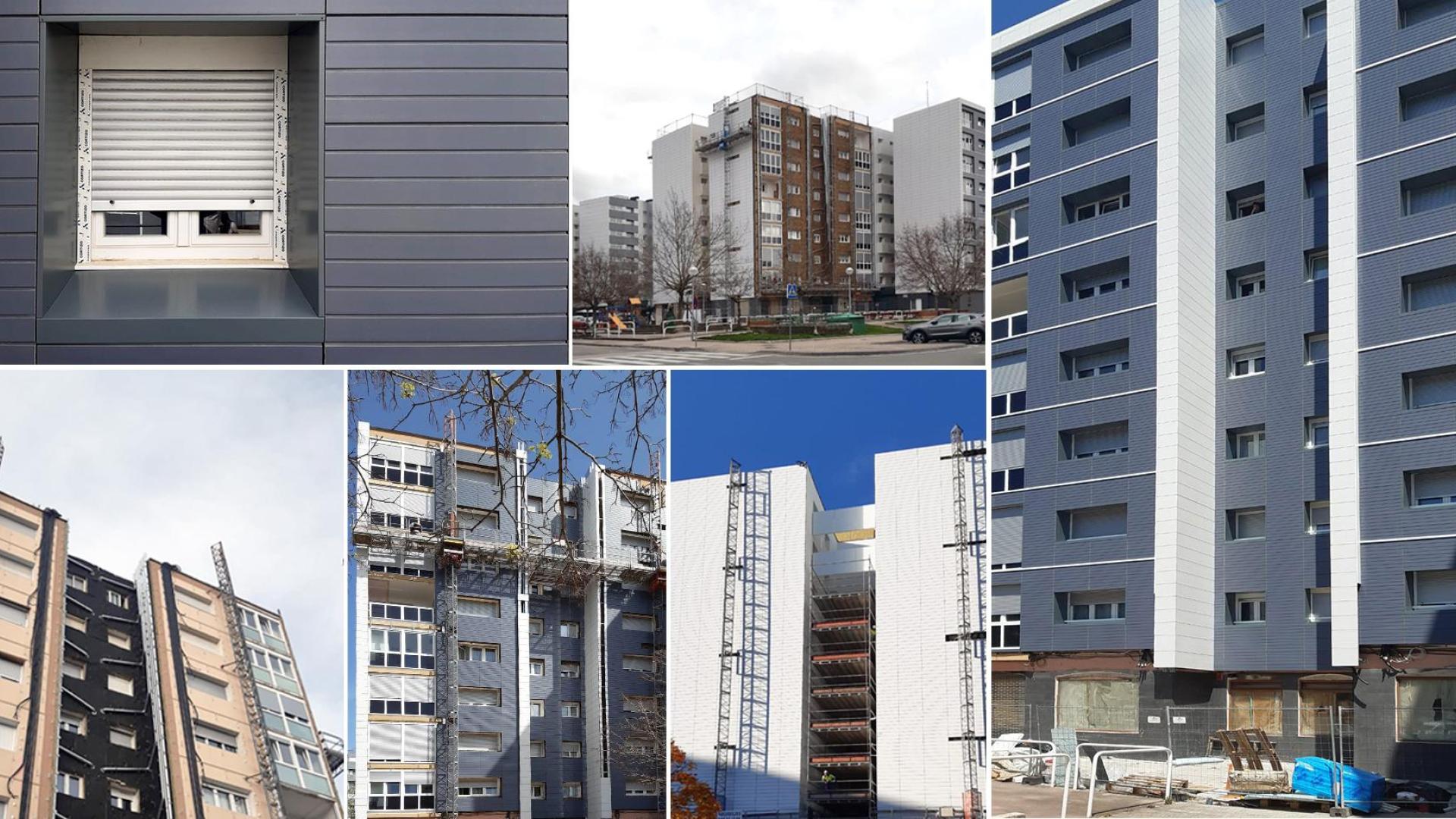 Rehabilitación de fachadas en Orvina 3 realizada por Construcciones DGC