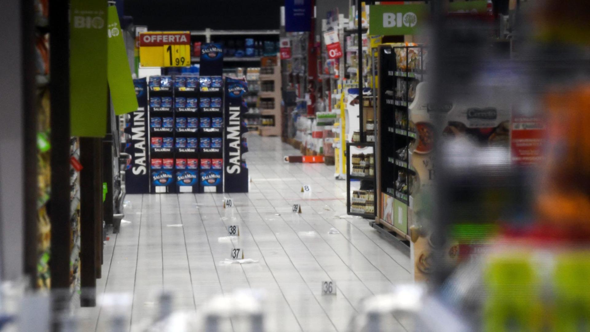 Imagen del supermercado donde tuvo lugar la agresión