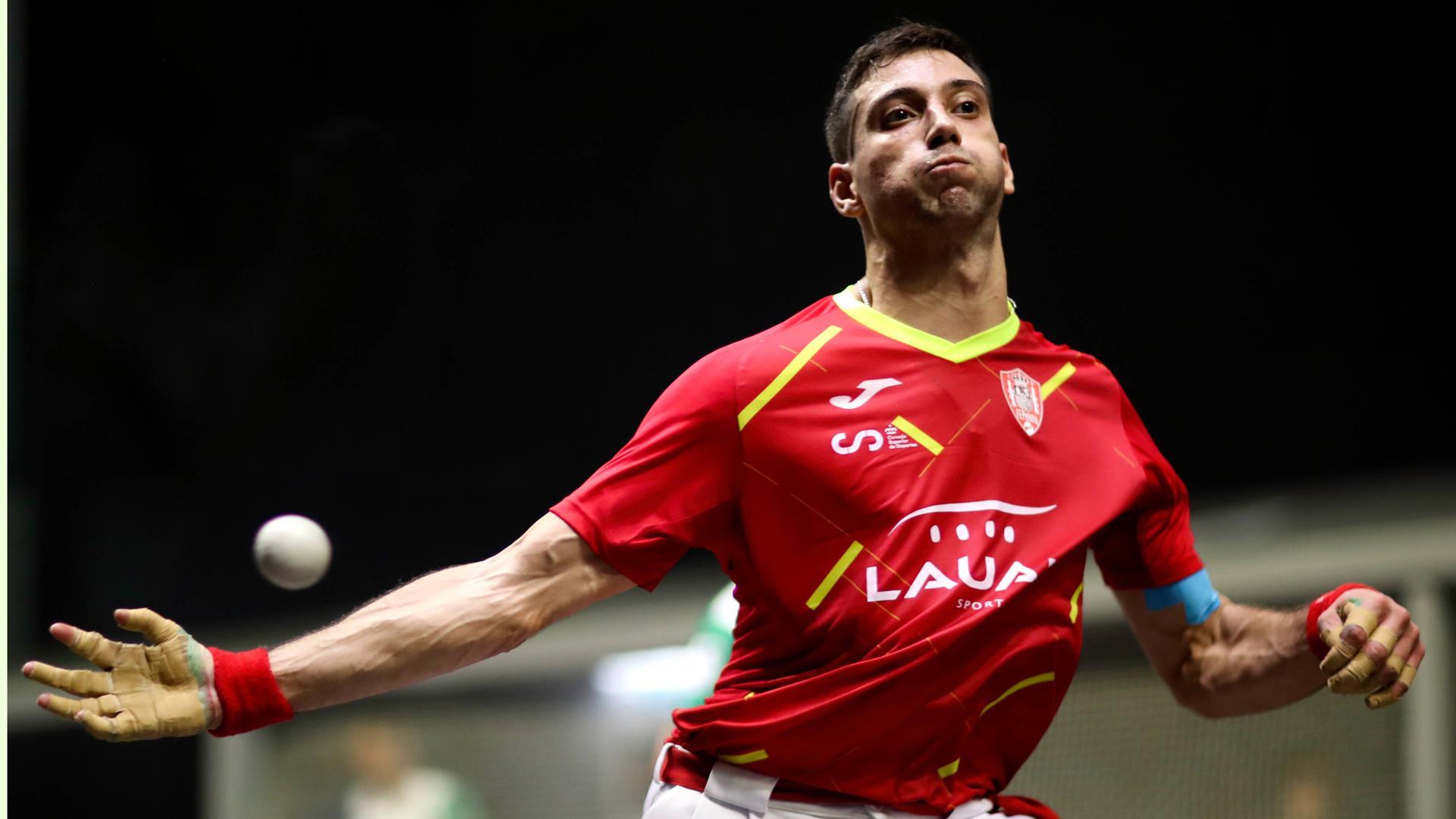 El navarro Luis Sánchez había clasificado a España para la final individual de mano trinquete