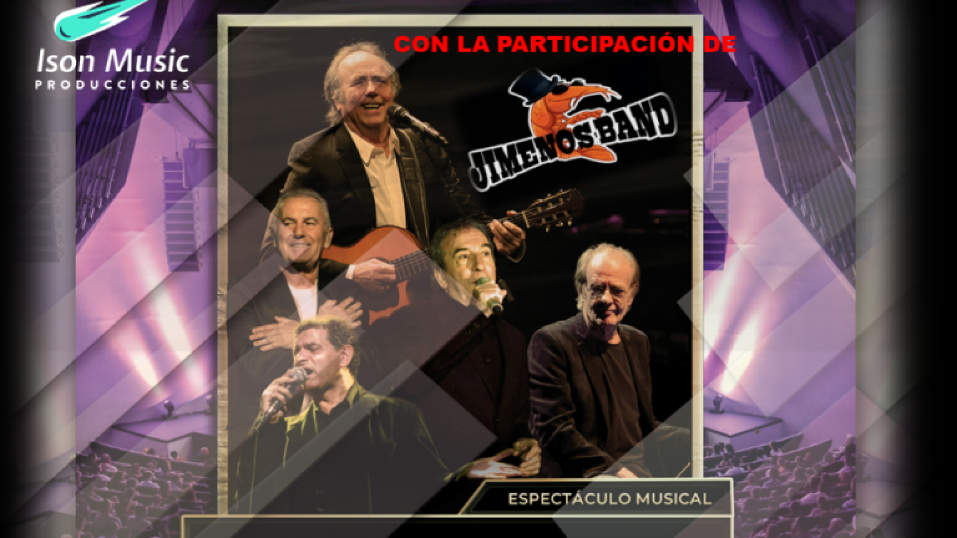 El Gayarre acoge esta tarde un espectáculo tributo a los mejores cantautores españoles.