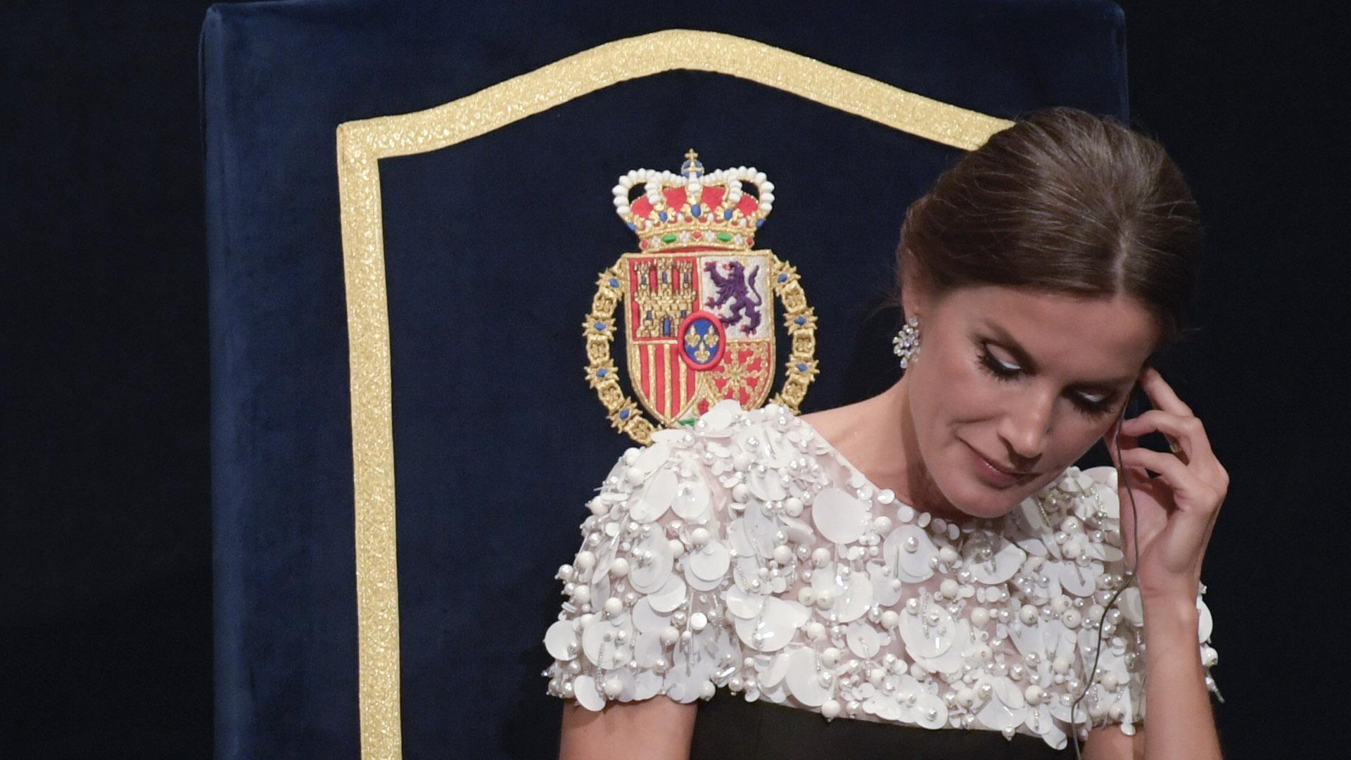 Letizia, en la ceremonia de los Premios Princesa de Asturias