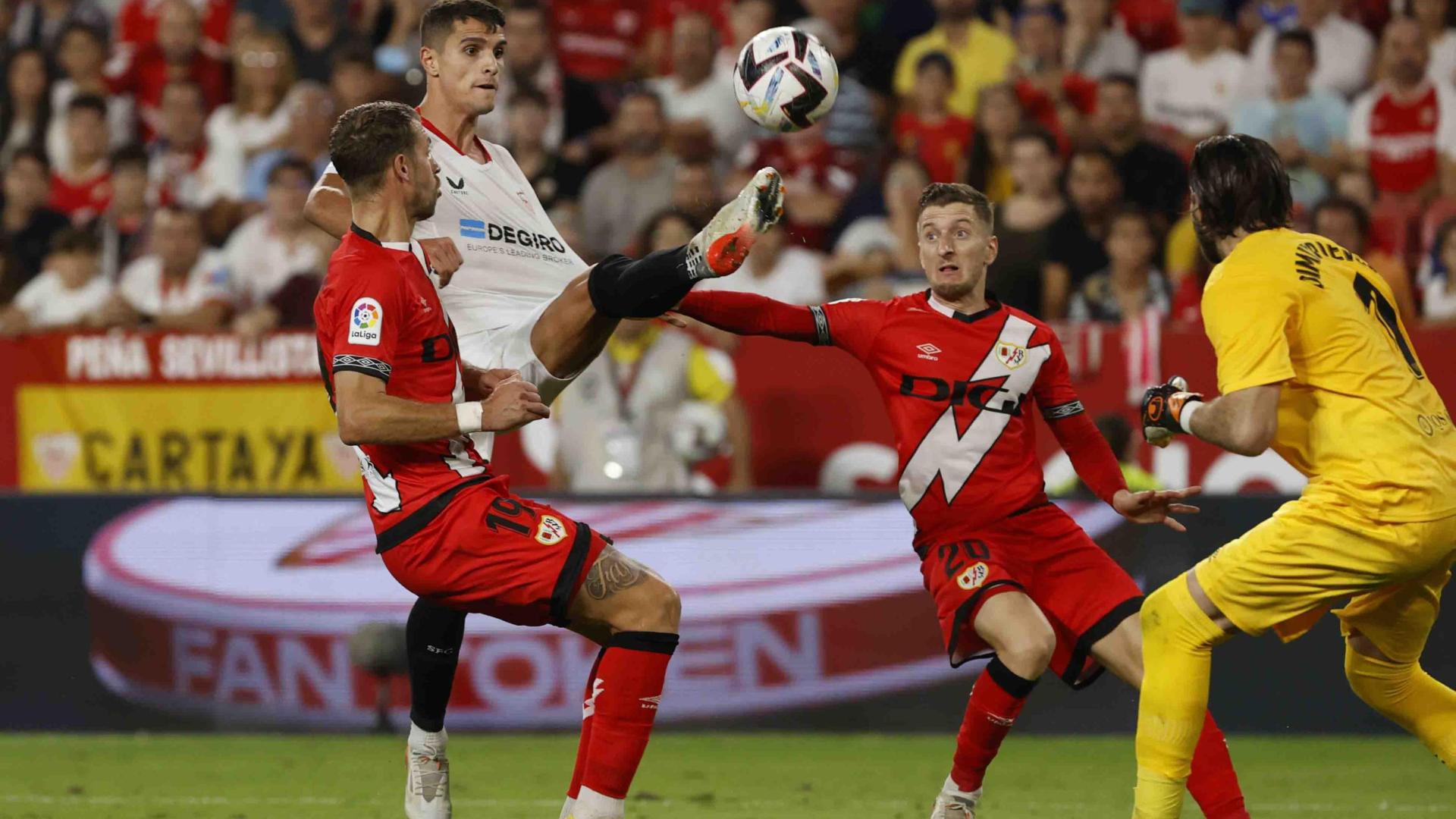 Un momento del partido