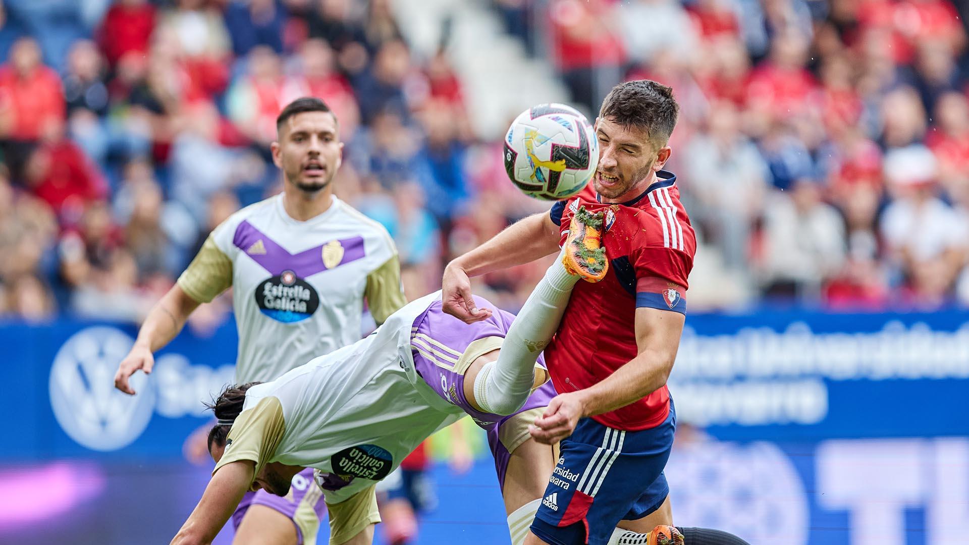 La victoria de Osasuna contra el Valladolid, en imágenes./