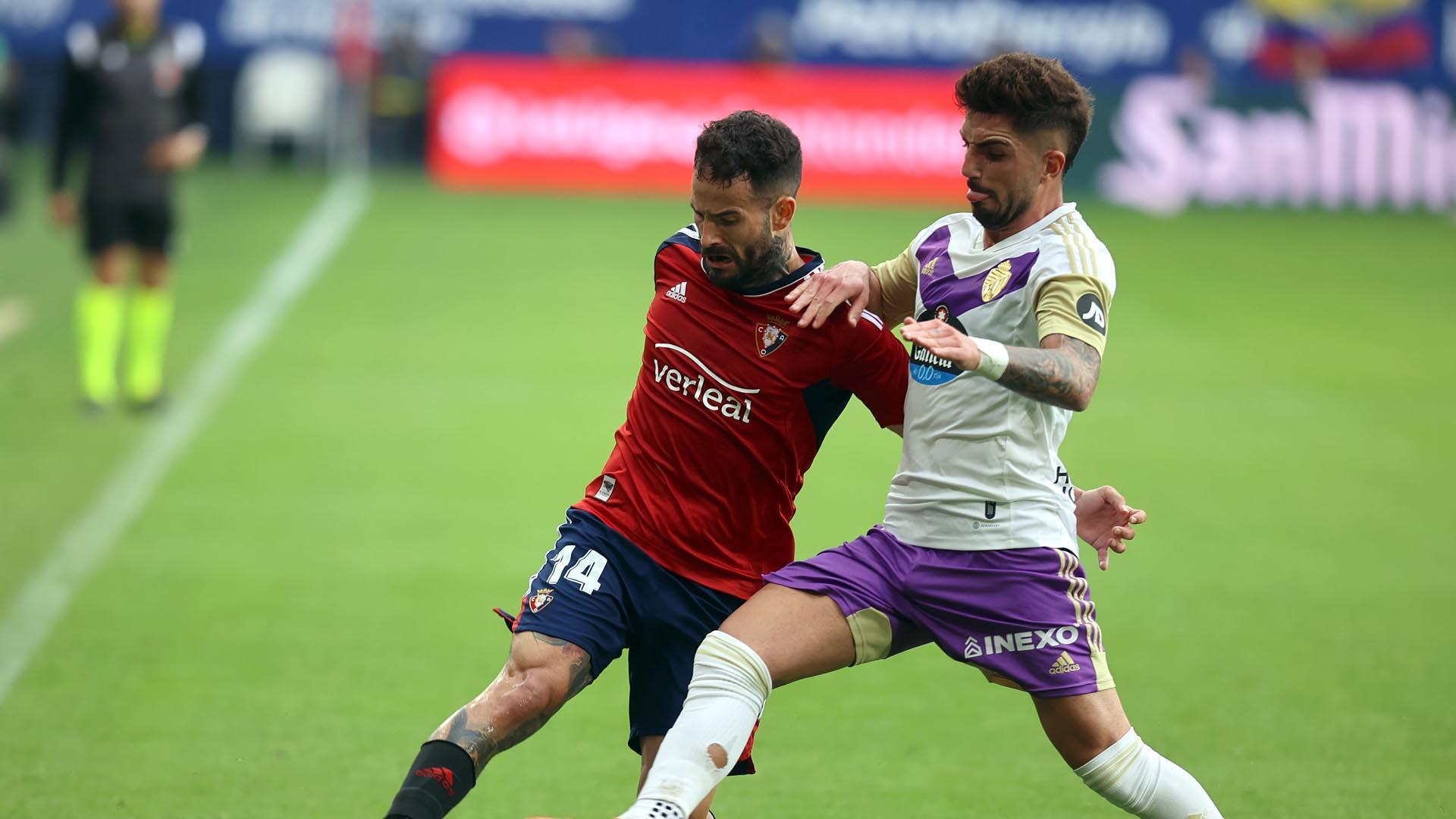 La victoria de Osasuna contra el Valladolid, en imágenes
