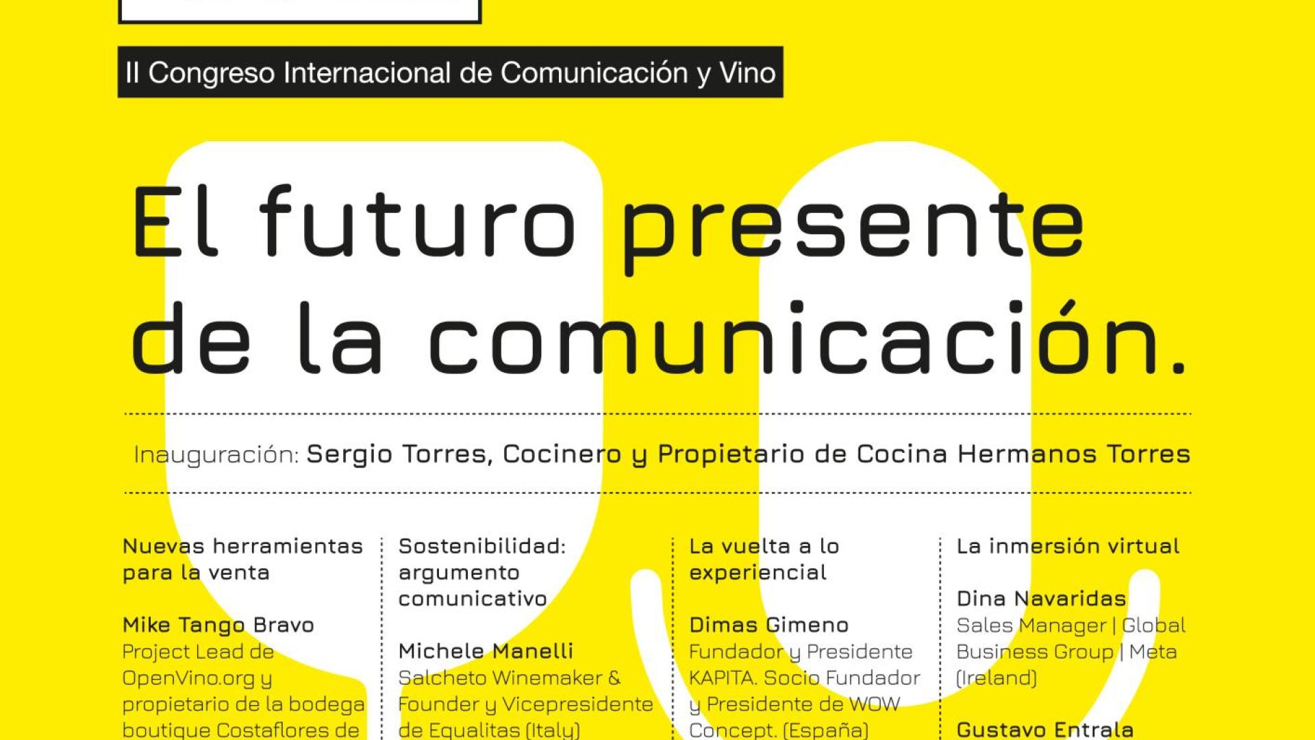 Cartel de la segunda edición de #WineCom