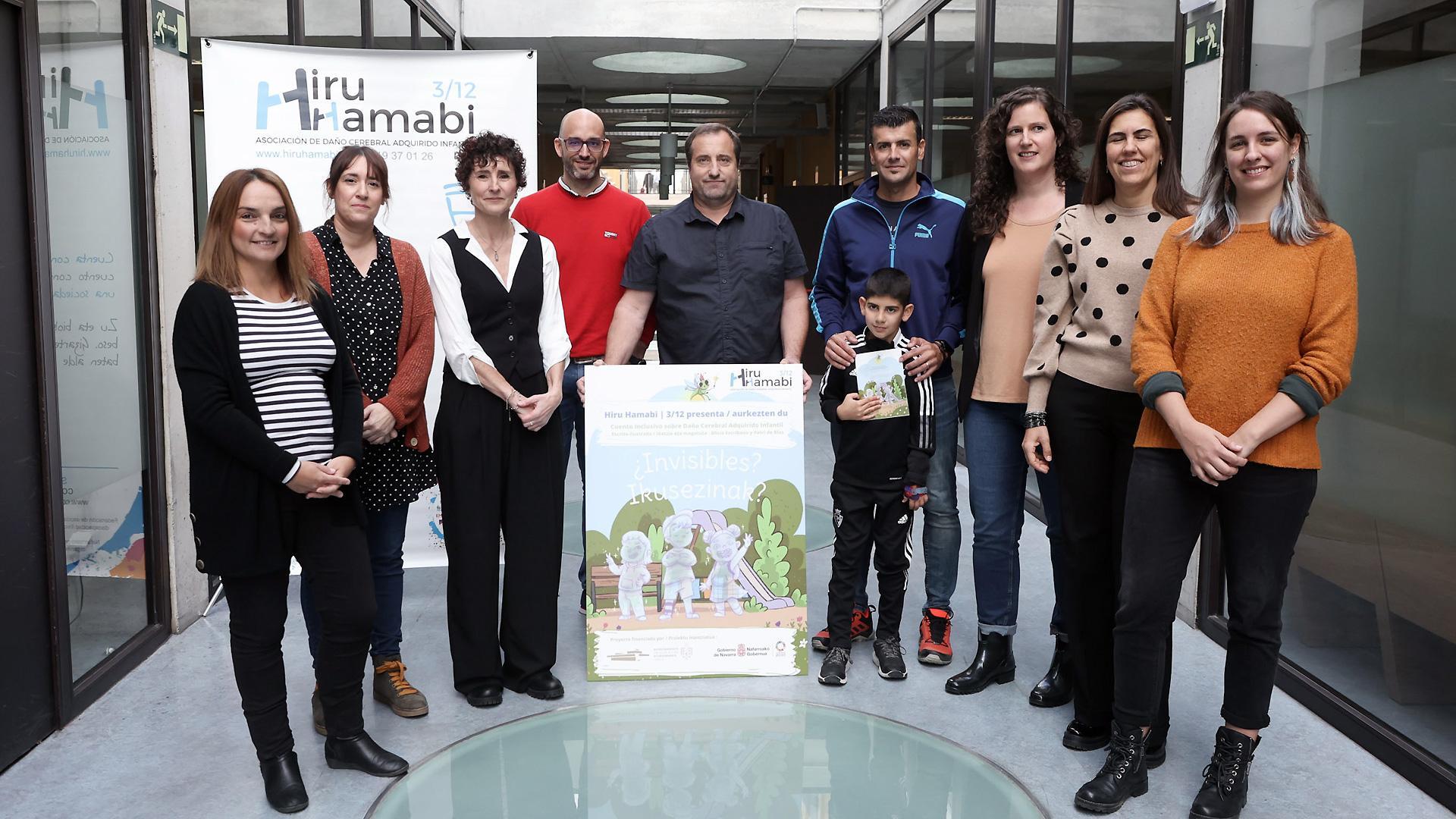 Presentación en la UPNA de ‘Te cuento’, un material didáctico para trabajar en el aula sobre el daño cerebral adquirido