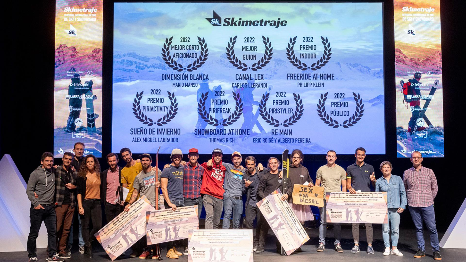 Ganadores de la novena edición del Festival de Cine de Ski y Snowboard Skimetraje Play Pyrenees