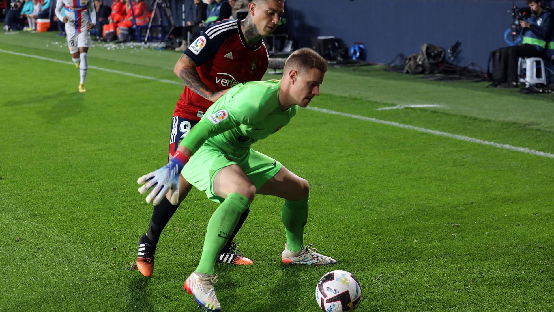 Fotos del Osasuna - Barcelona de la jornada 14./