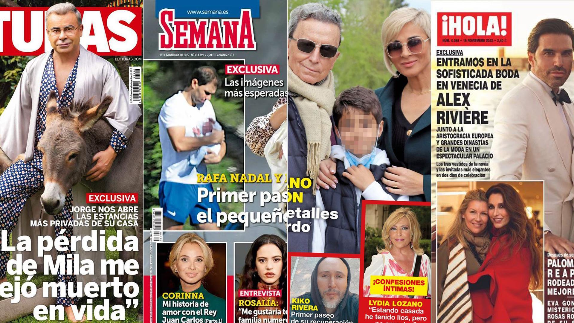 Portadas de las revistas del corazón de este miércoles 9 de noviembre