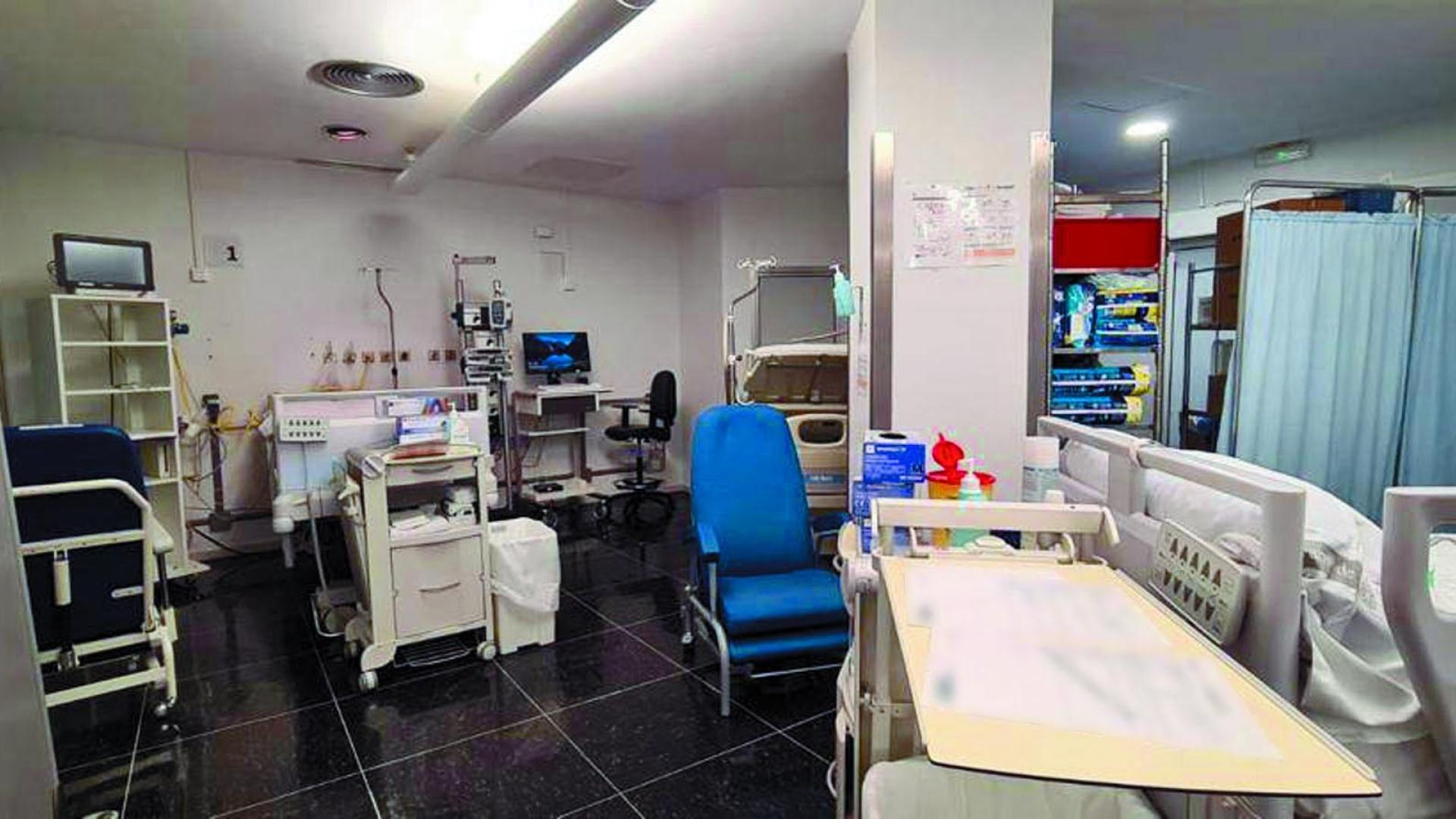 UCI pediátrica provisional del Hospital Universitario de Navarra