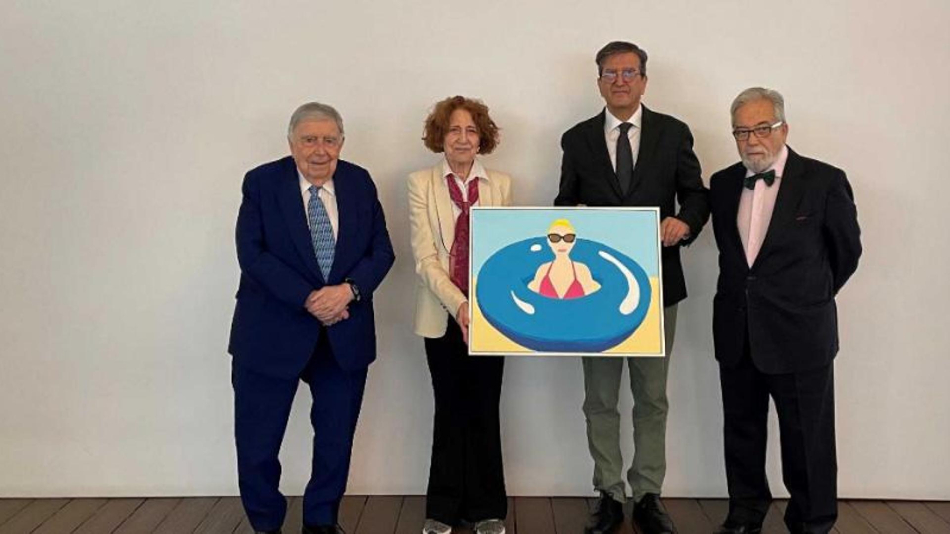 La obra ganadora ha sido 'Autorretrato con flotador', de la navarra Andrea Hernández